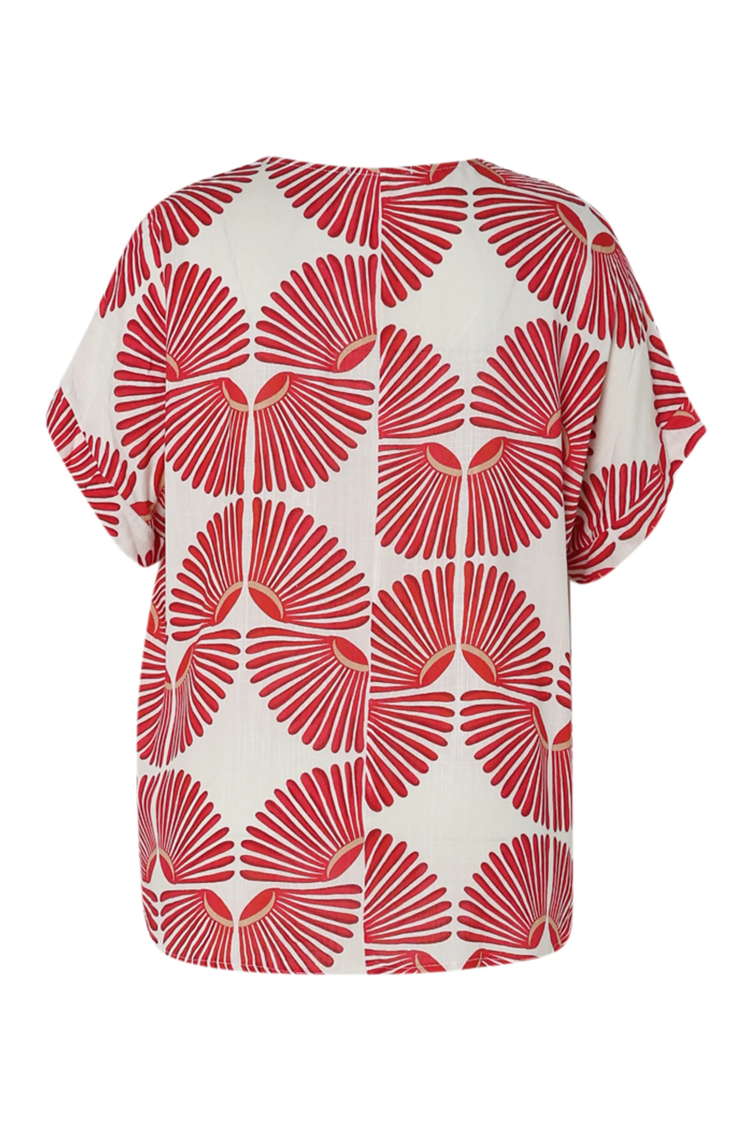 Blouse en viscose imprimé graphique bicolore - Image 22