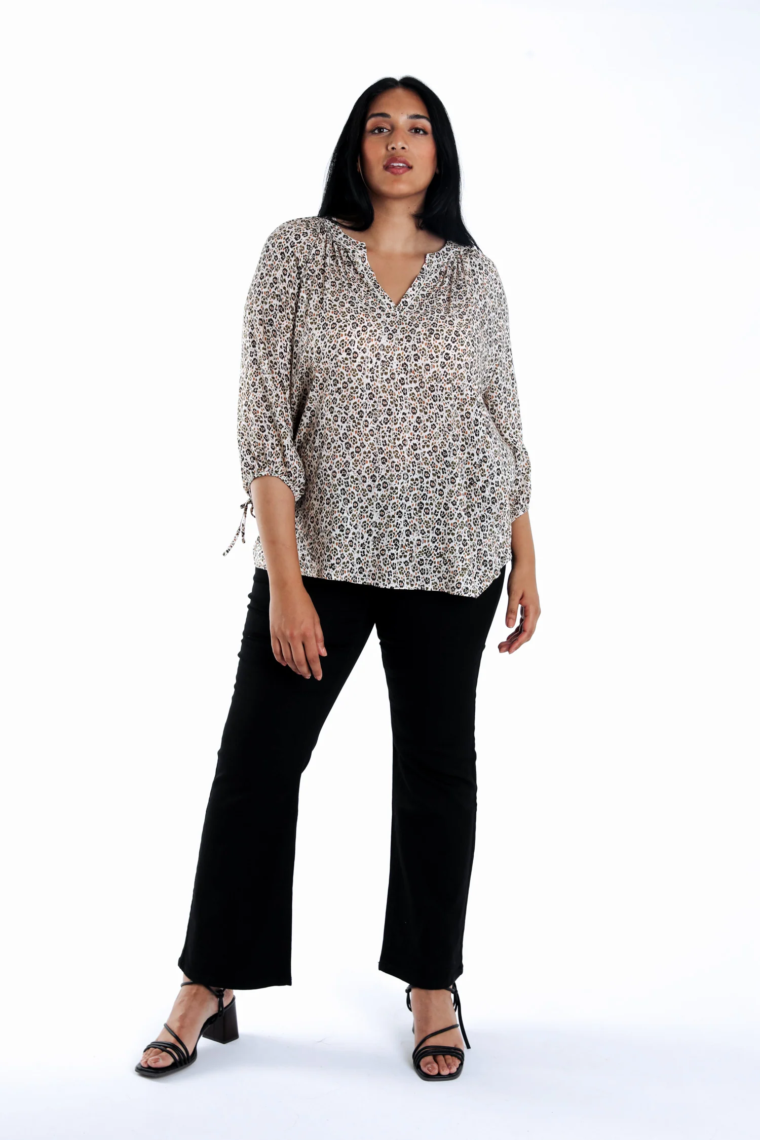 Blouse en viscose imprimé léopard - Image 5