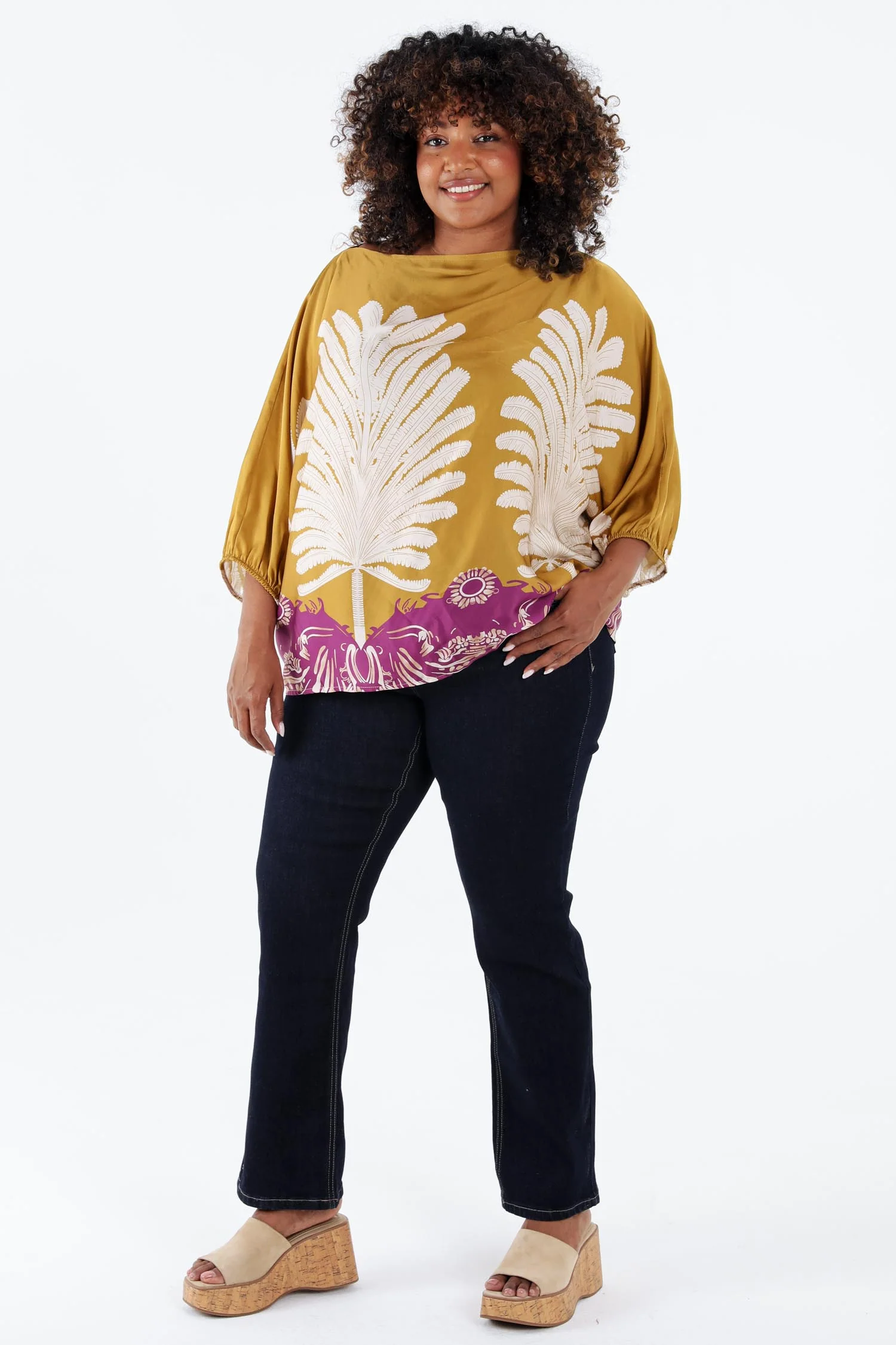 Blouse en viscose imprimé palmes - Image 18