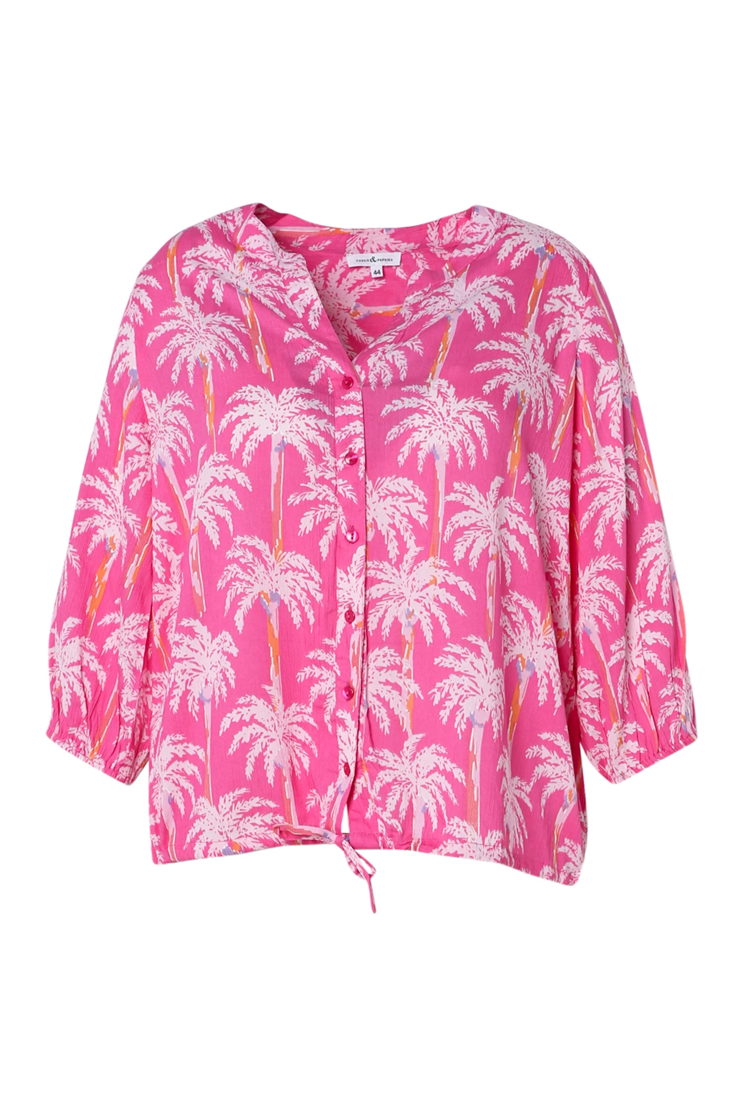 Blouse en viscose imprimé palmiers - Image 10