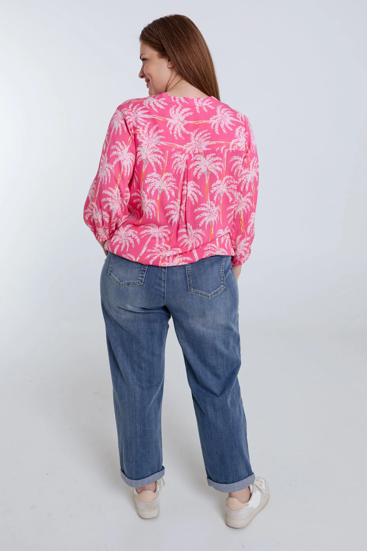 Blouse en viscose imprimé palmiers - Image 2