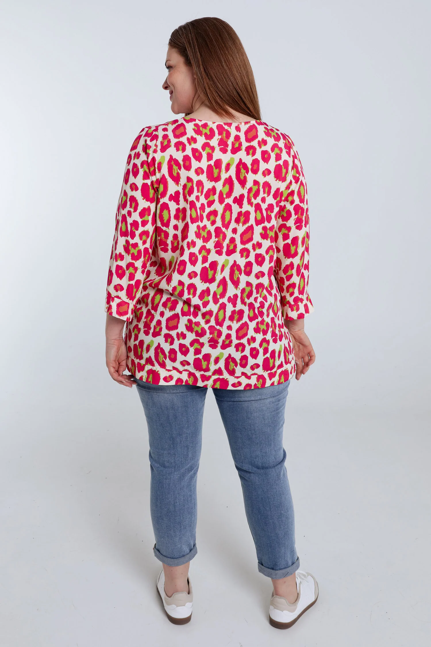 Blouse en viscose imprimé peau de bête - Image 2
