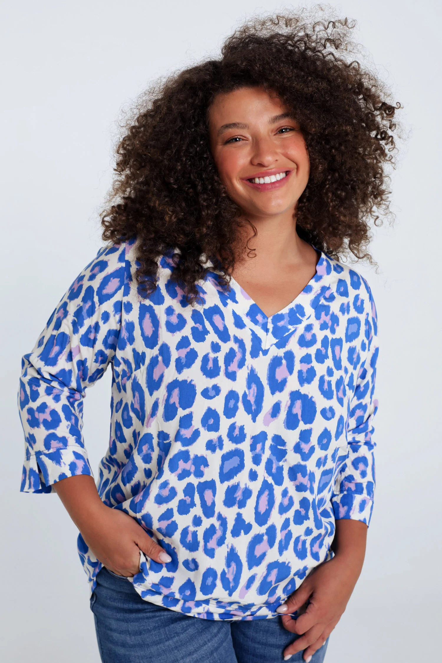 Blouse en viscose imprimé peau de bête - Image 23
