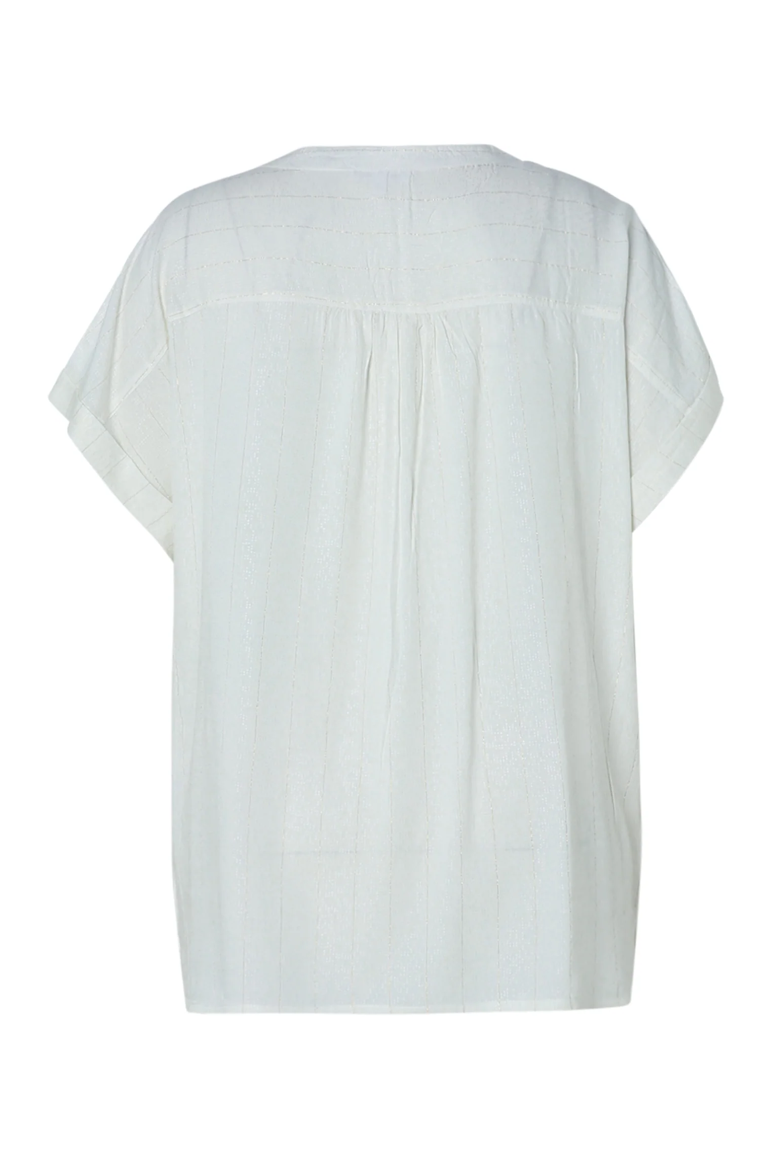 Blouse en viscose rayures lurex - Image 11