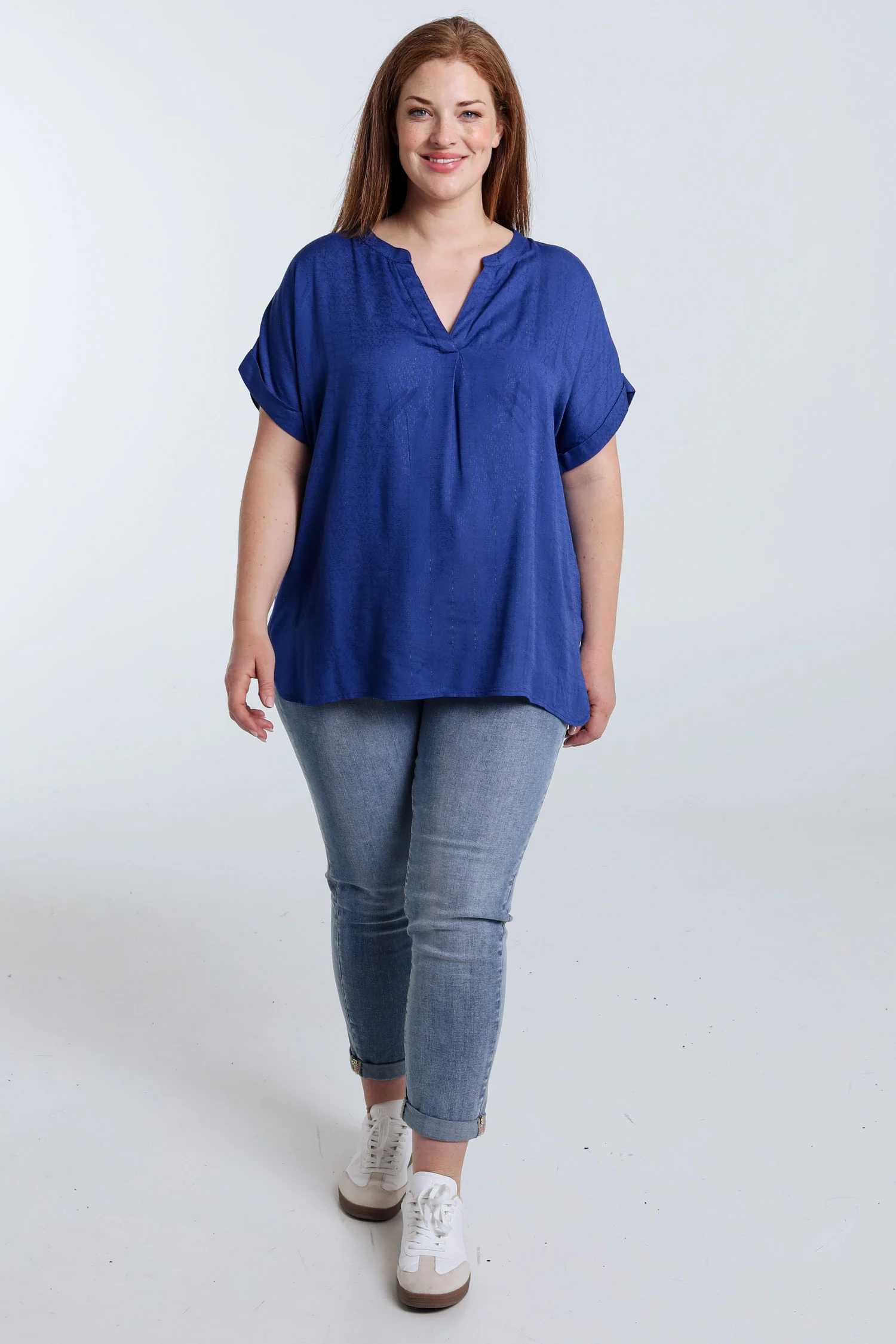 Blouse en viscose rayures lurex - Image 18