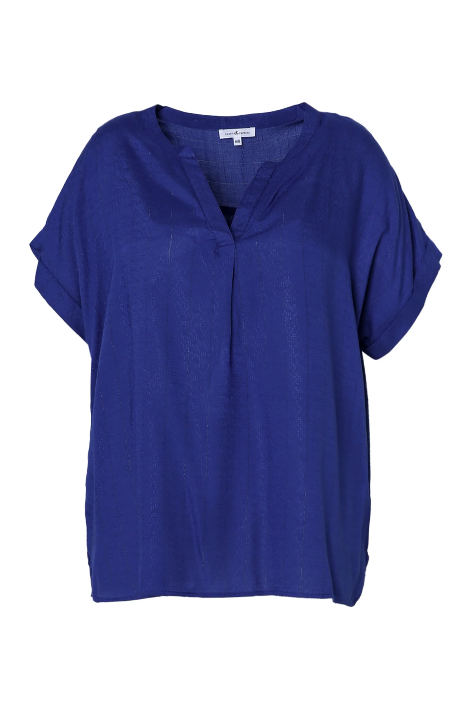 Blouse en viscose rayures lurex - Image 21