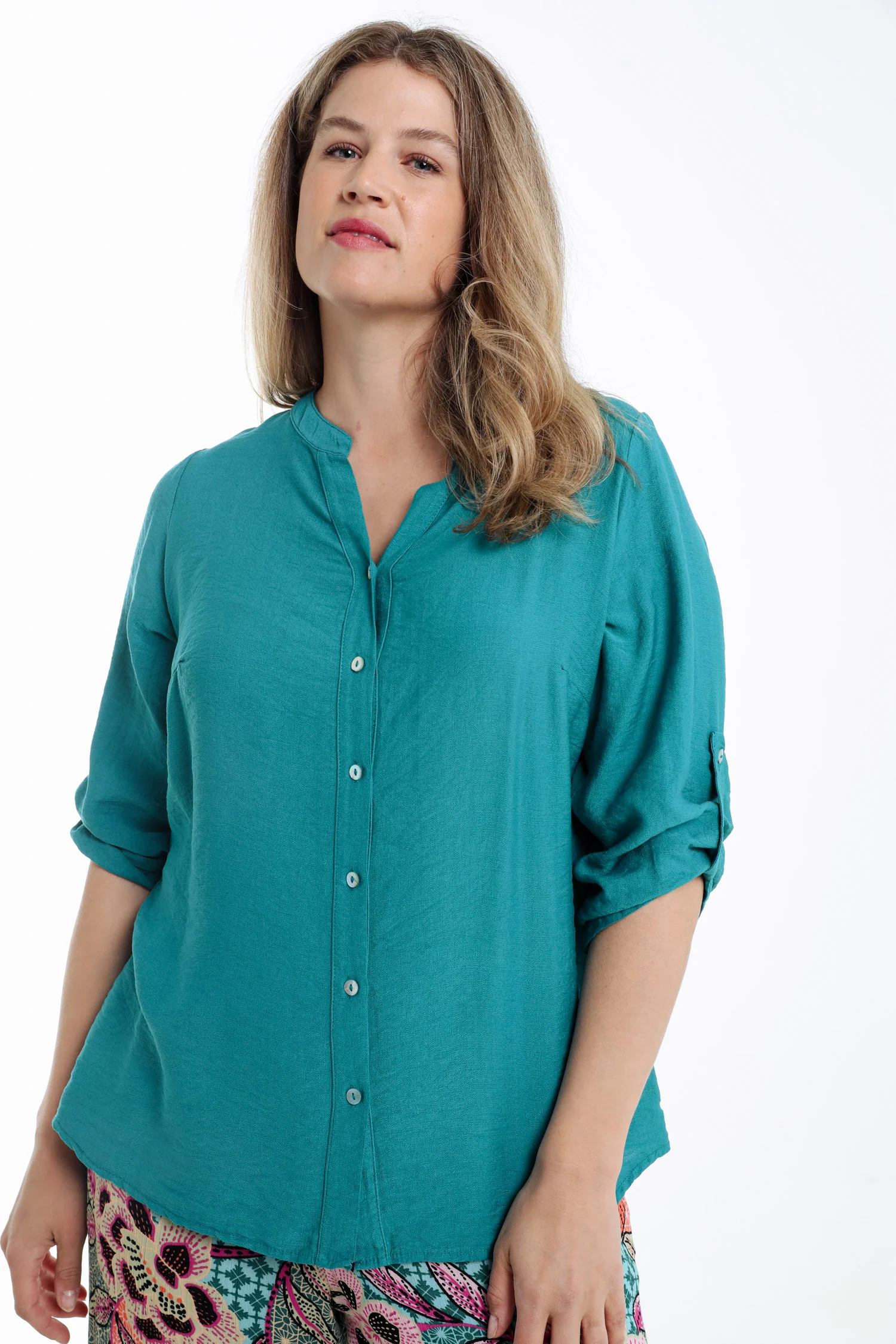 Blouse en viscose uni - Image 17