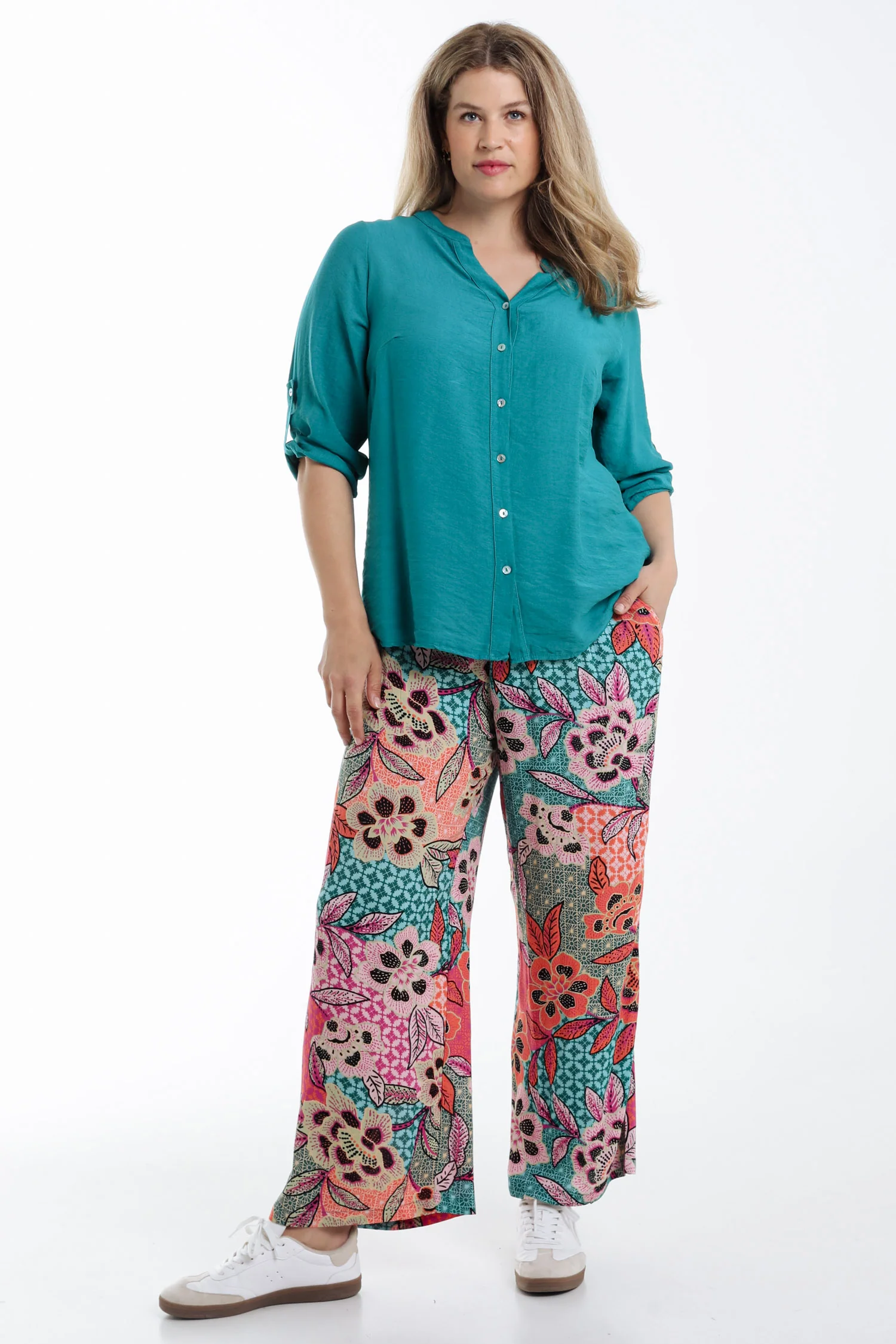 Blouse en viscose uni - Image 18