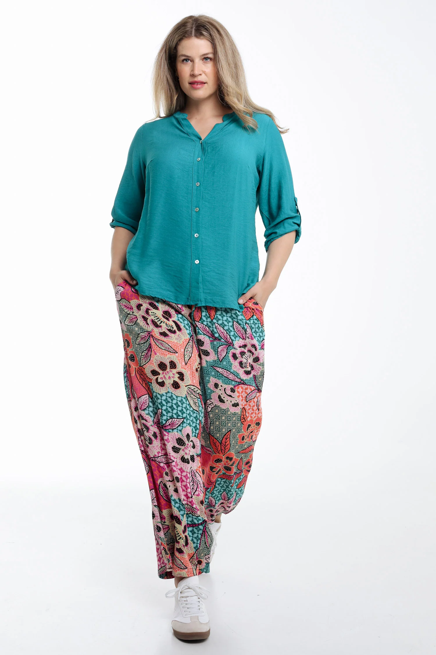 Blouse en viscose uni - Image 20