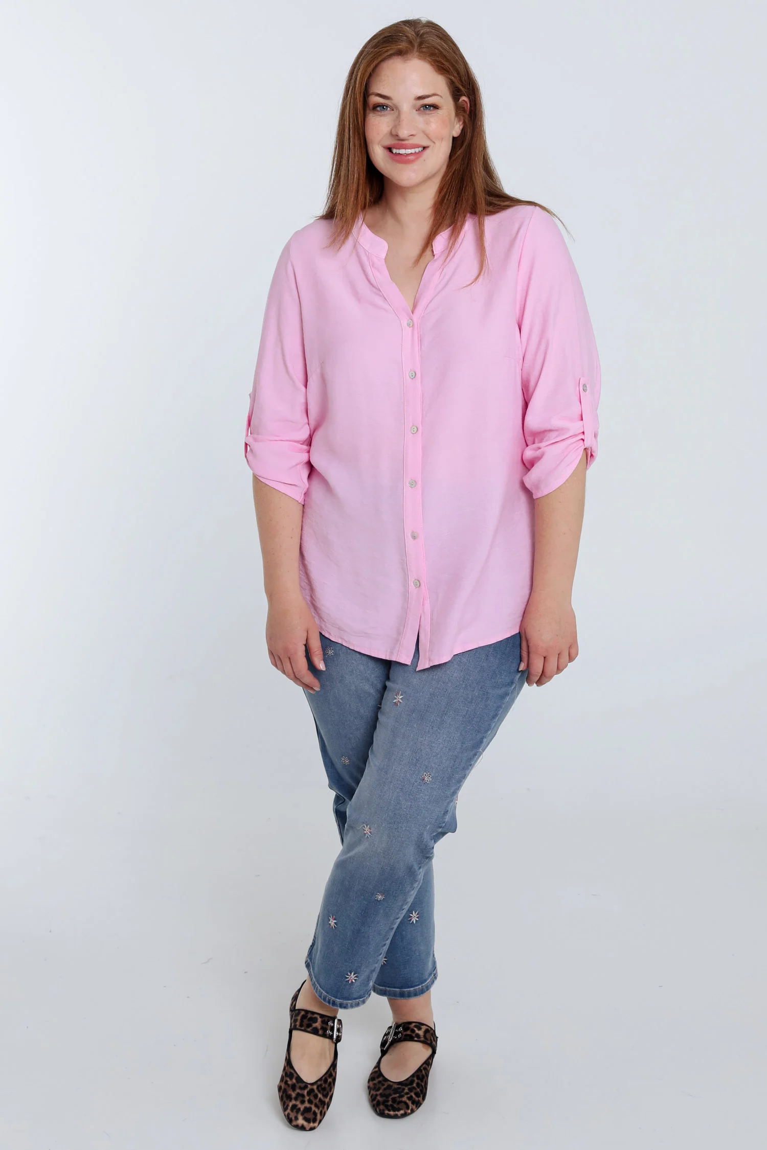 Blouse en viscose uni - Image 7