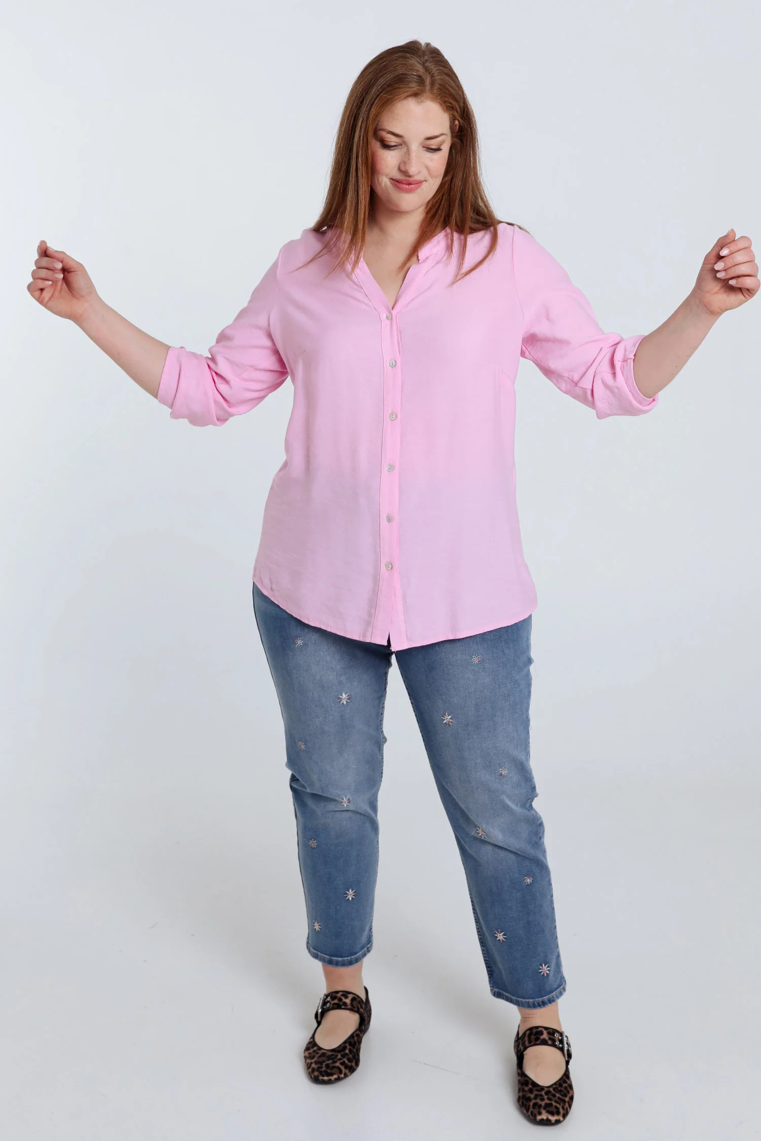 Blouse en viscose uni - Image 9