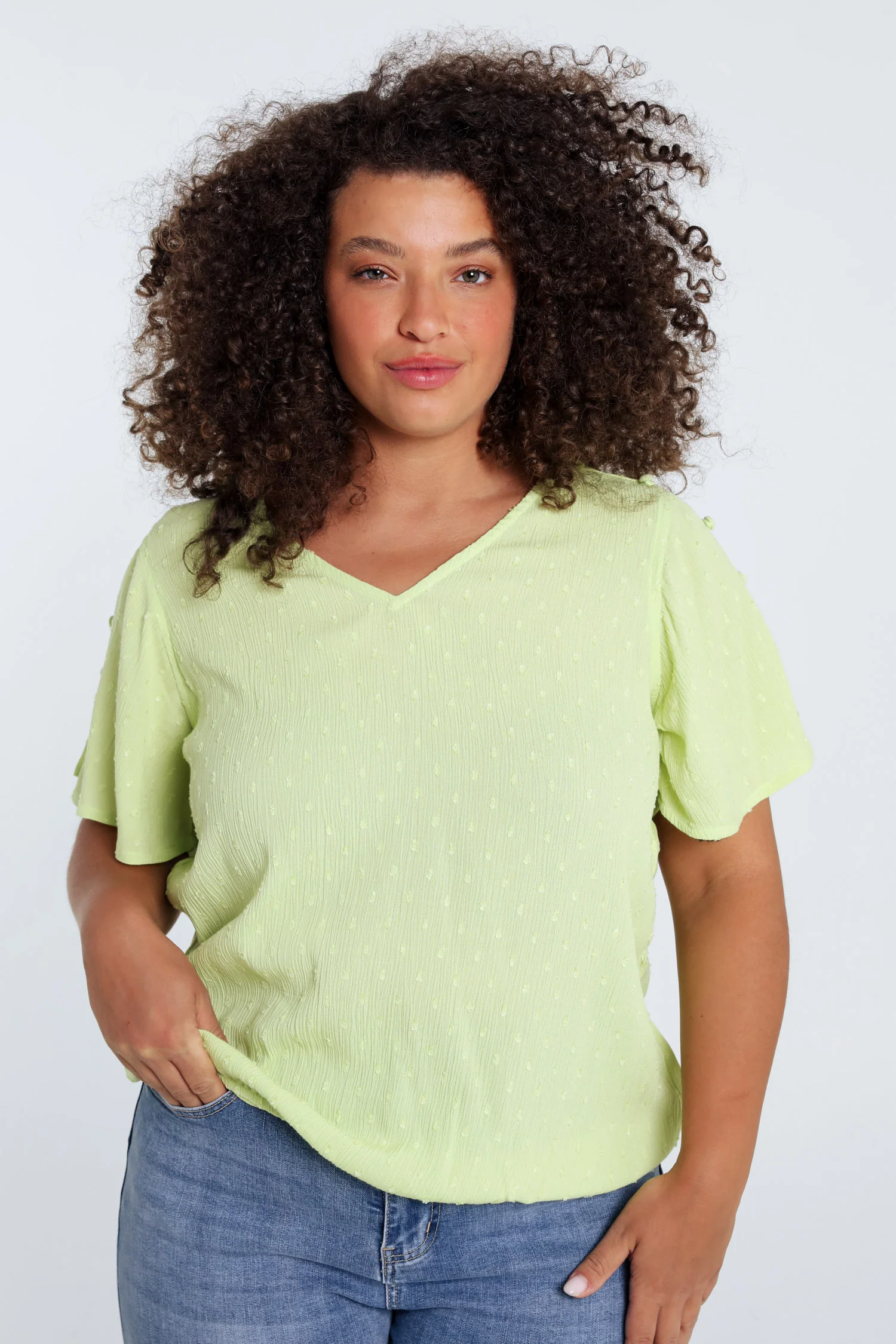 Blouse en viscose unie - Image 34