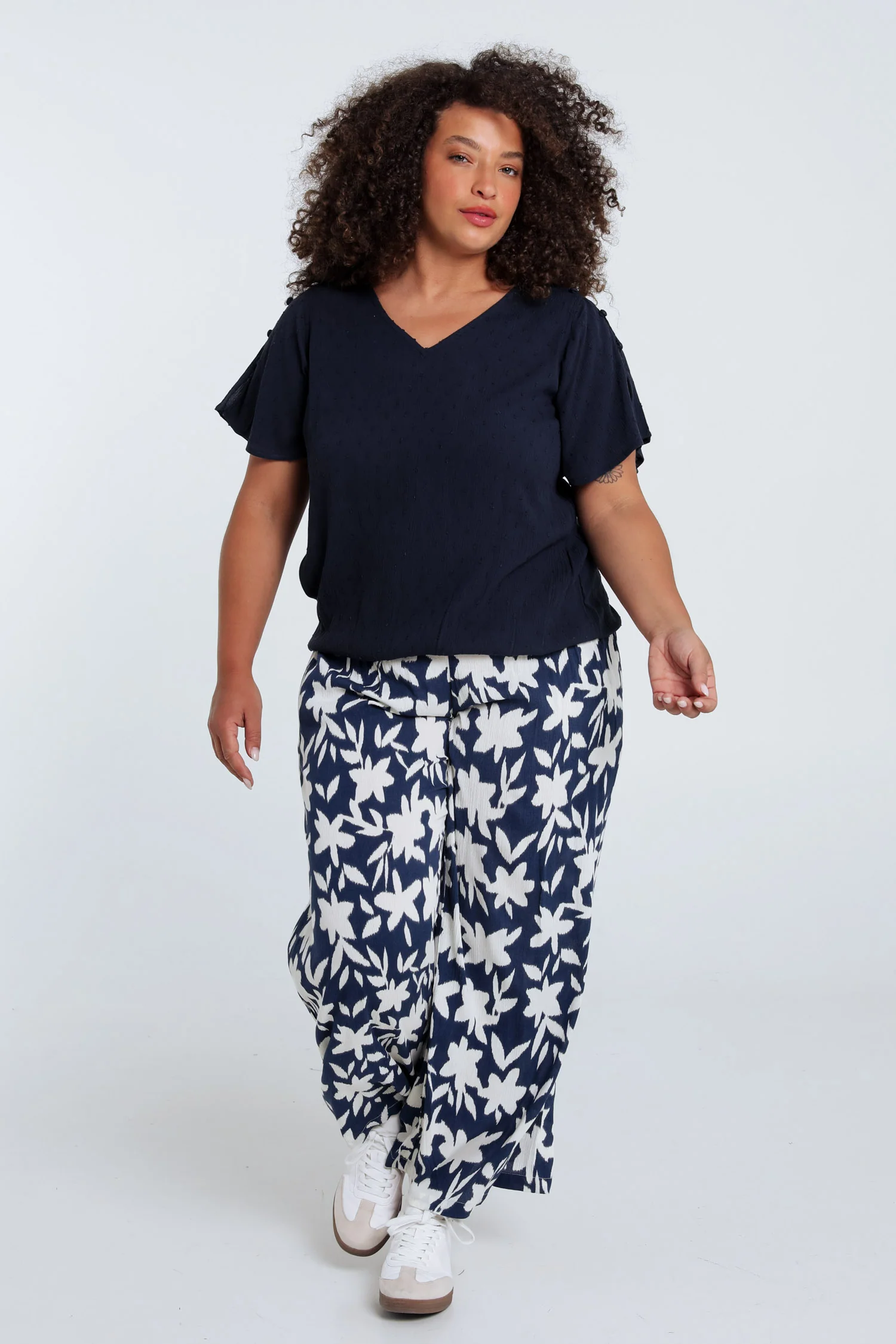 Blouse en viscose unie - Image 9