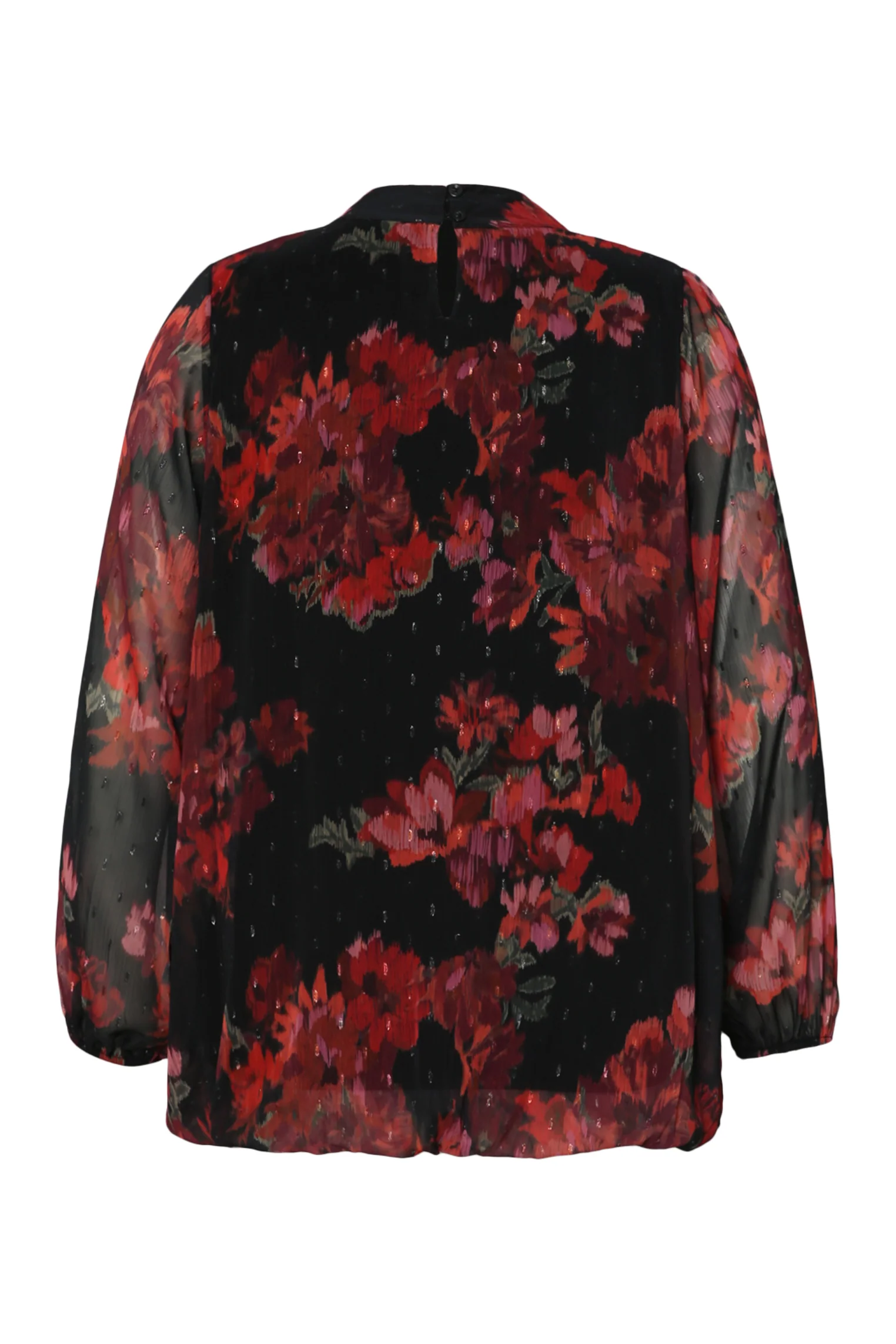 Blouse imprimé fleurs floues - Image 10