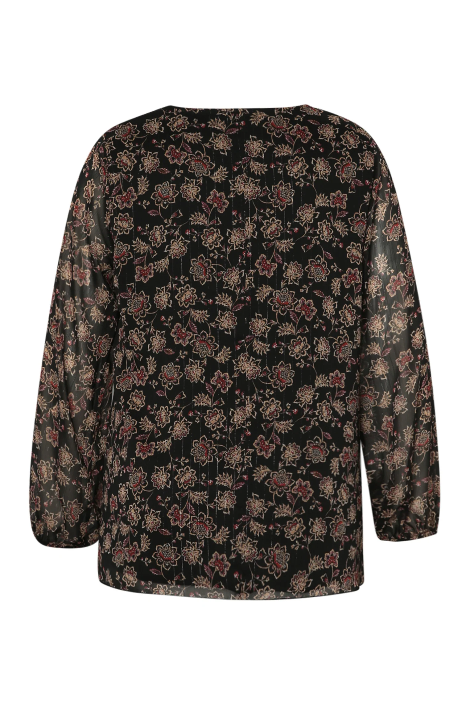 Blouse imprimé fleurs indiennes - Image 9