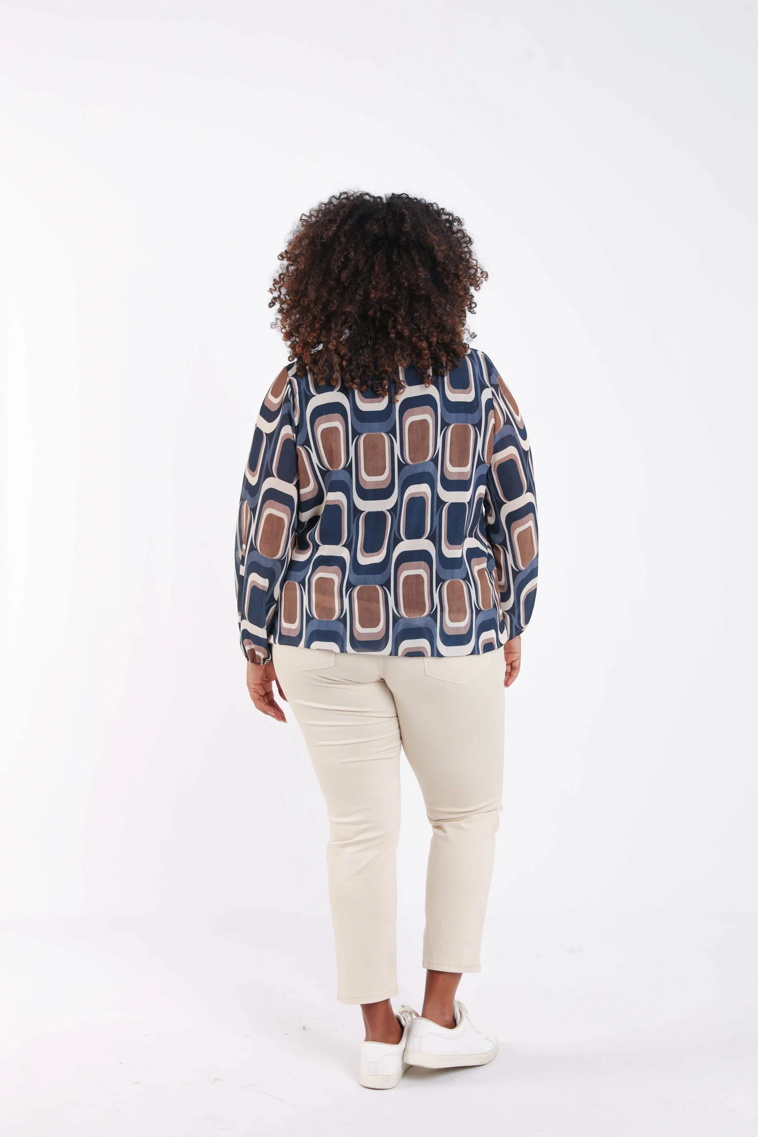 Blouse imprimé graphique - Image 2