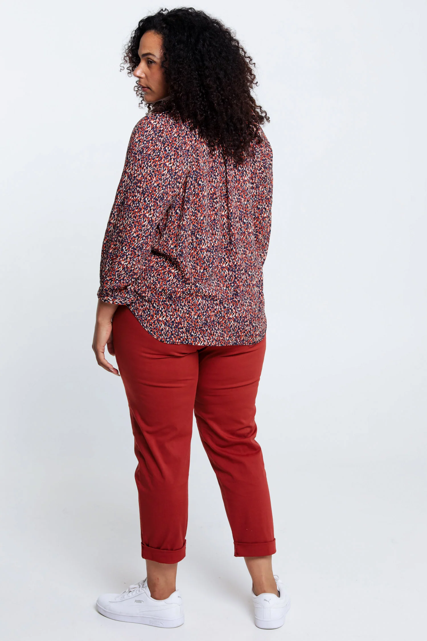 Blouse imprimé peau de bête en viscose - Image 2