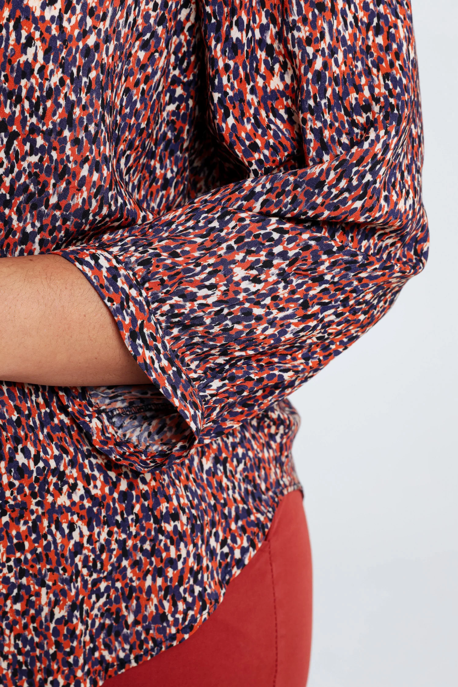 Blouse imprimé peau de bête en viscose - Image 3