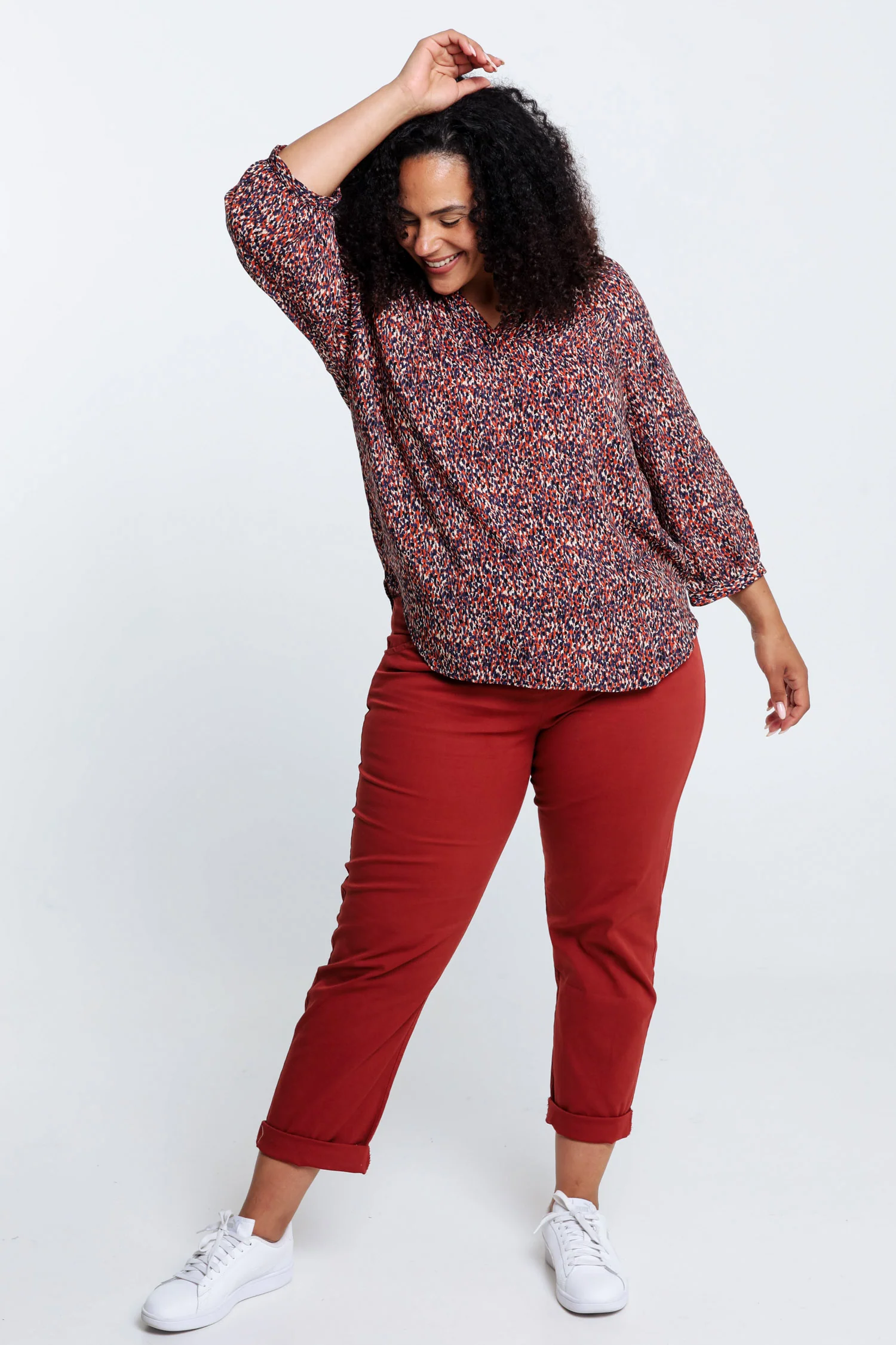 Blouse imprimé peau de bête en viscose - Image 6