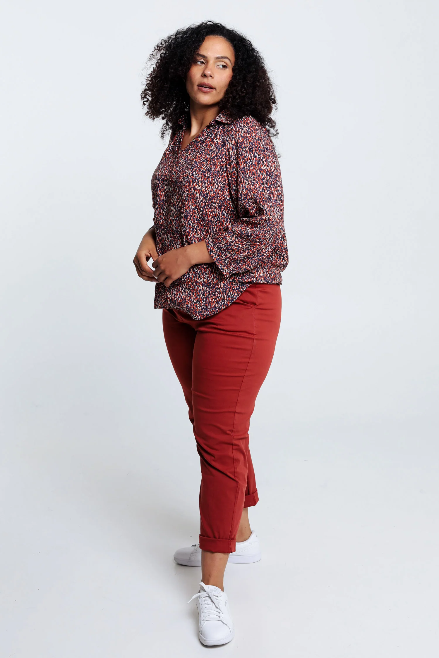 Blouse imprimé peau de bête en viscose - Image 7