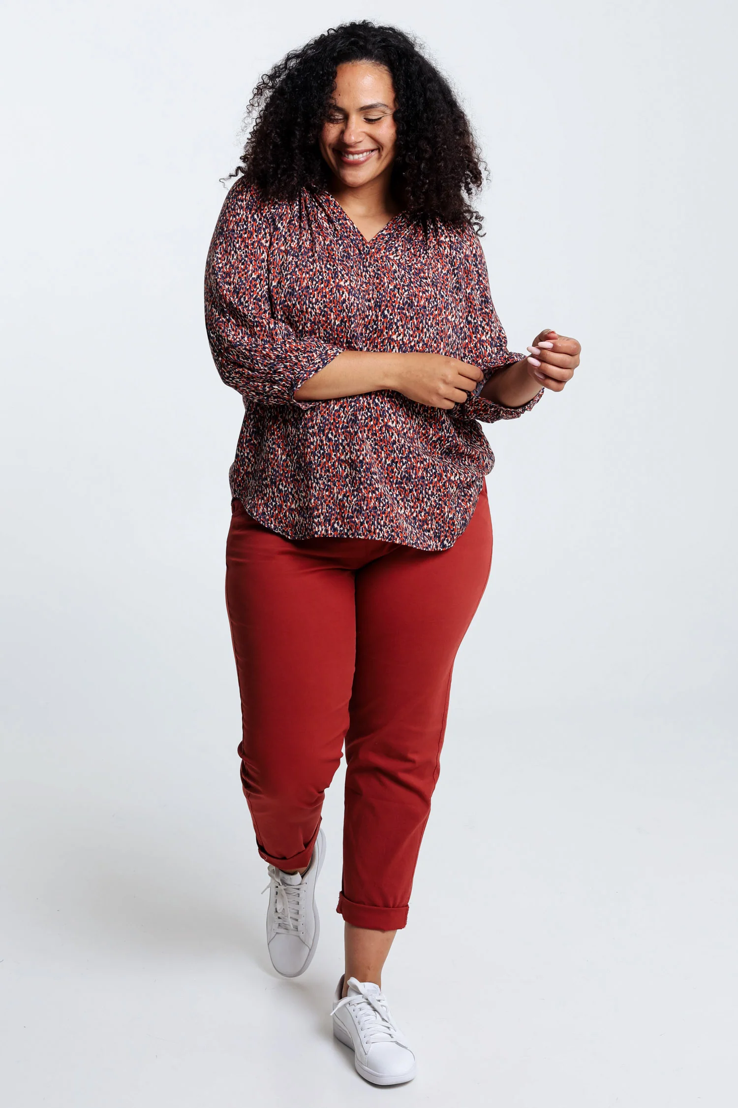 Blouse imprimé peau de bête en viscose - Image 8