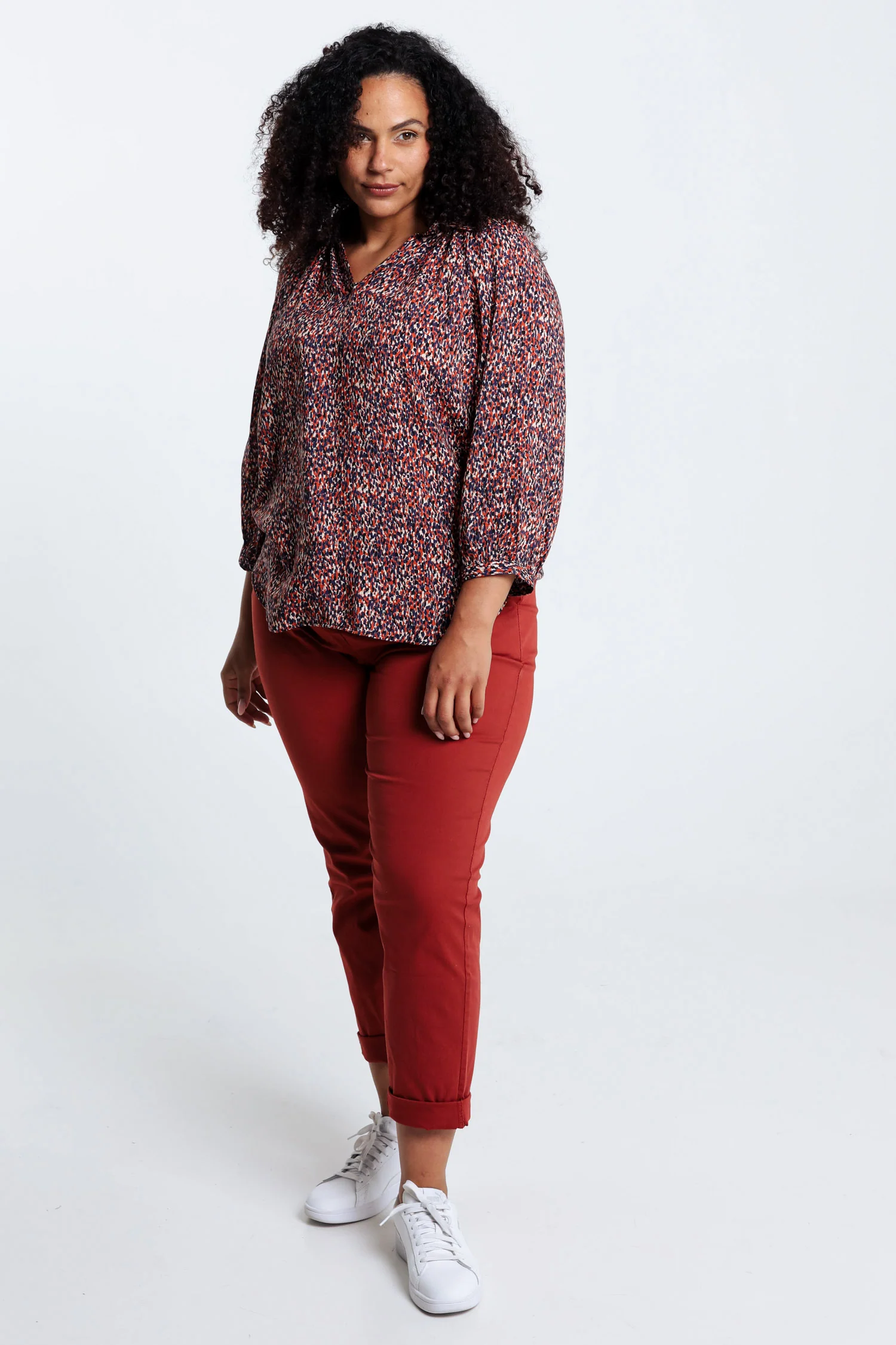 Blouse imprimé peau de bête en viscose - Image 9
