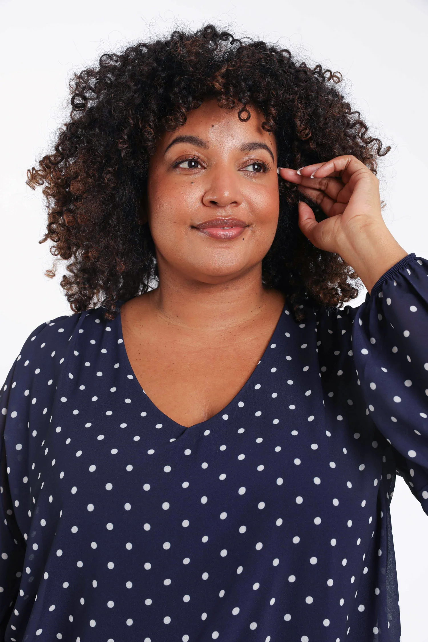 Blouse imprimé pois - Image 4