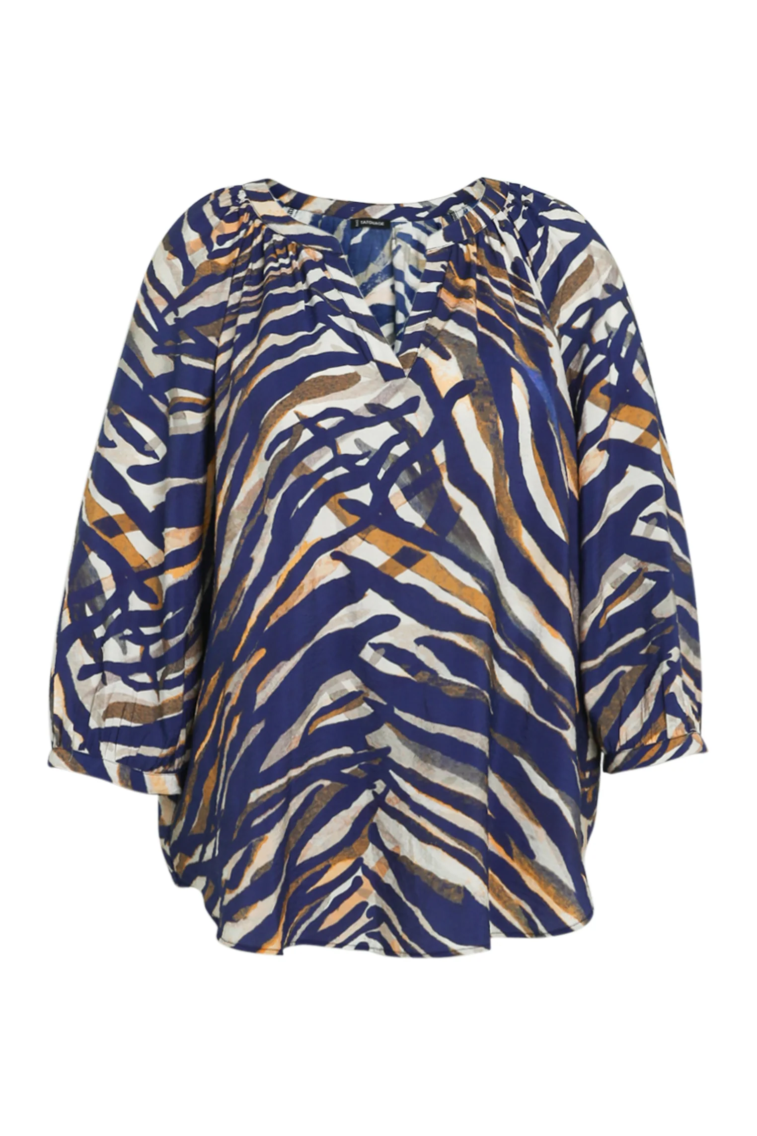 Blouse Raglan zèbre en viscose - Image 10