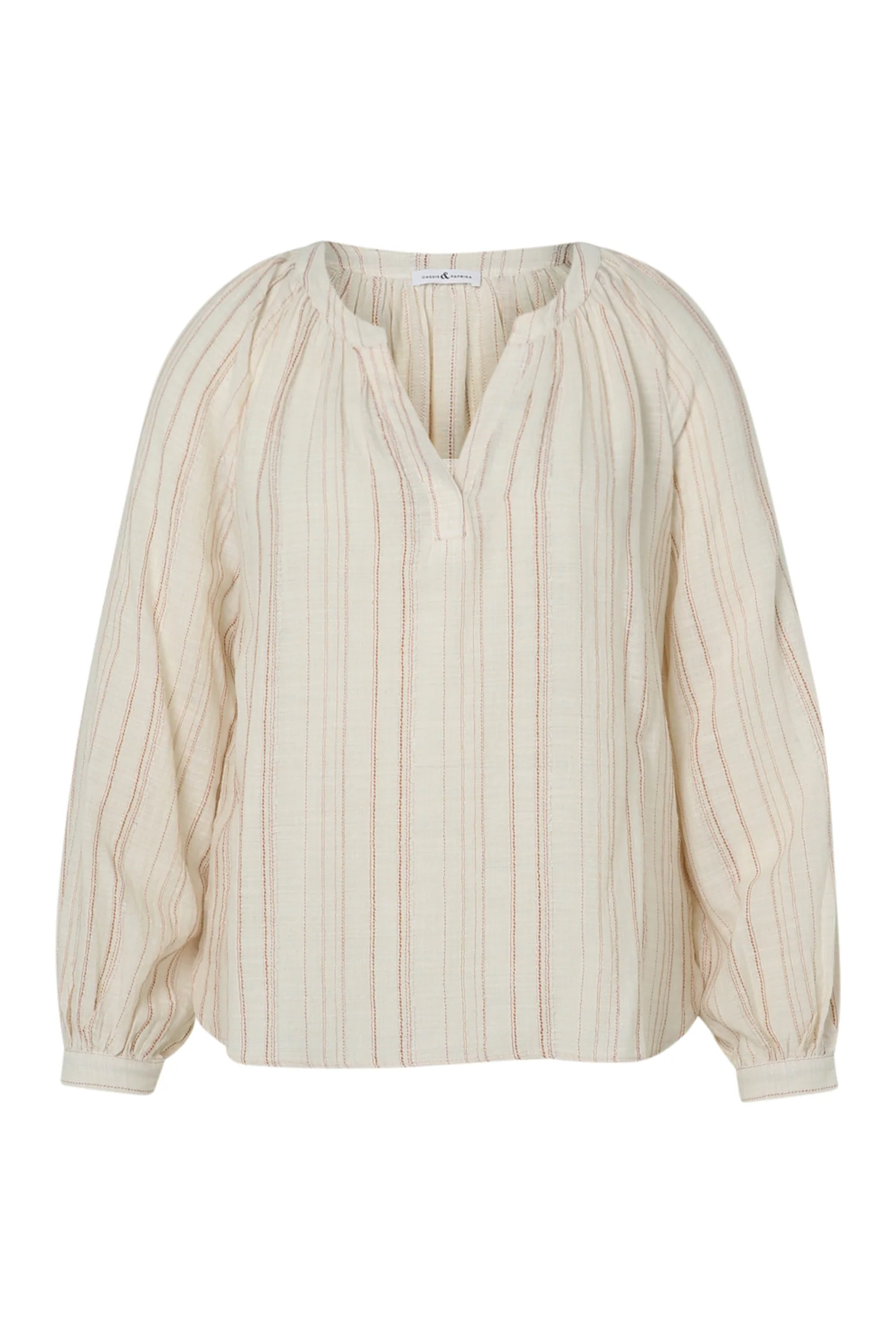 Blouse rayée avec lurex - Image 10