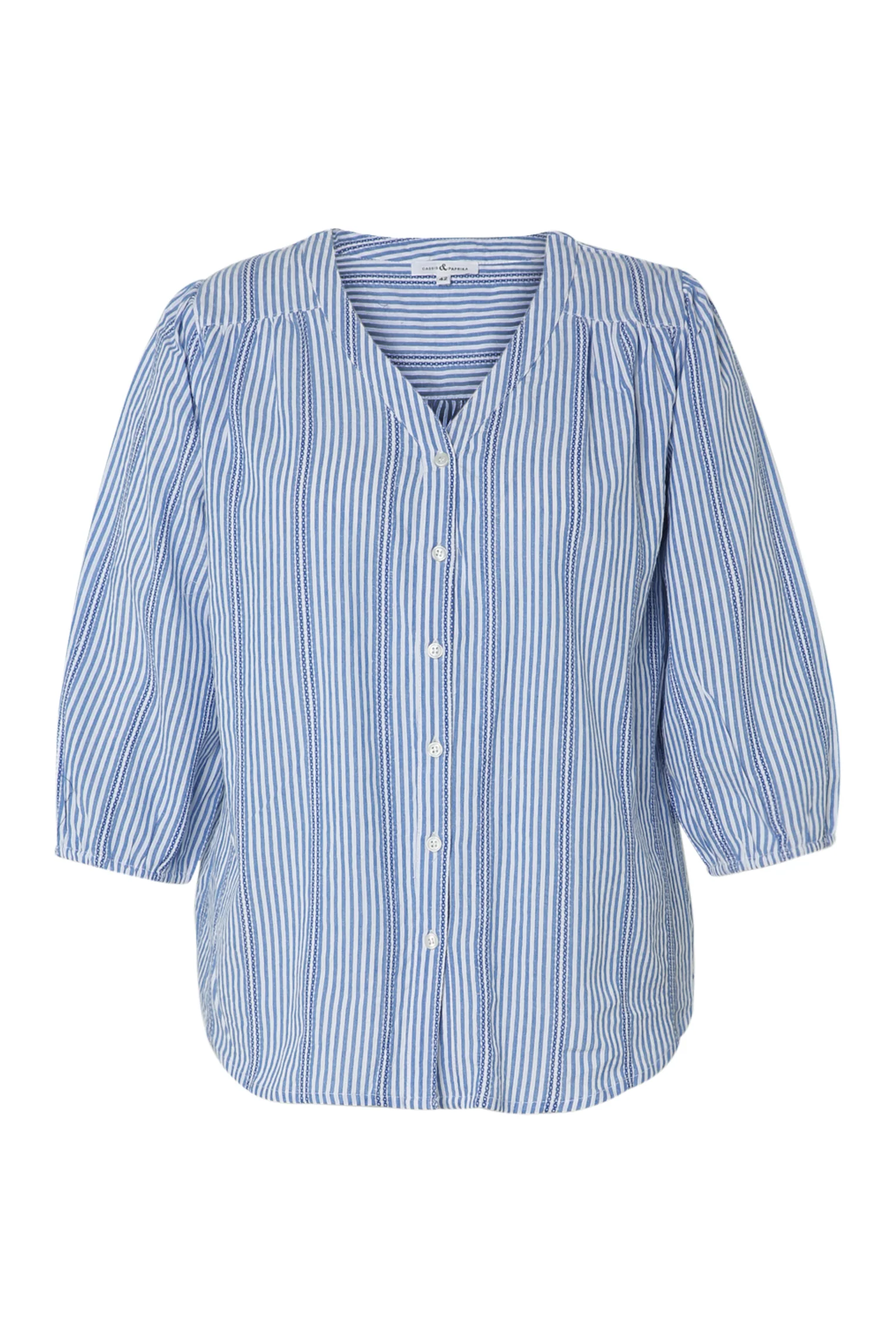 Blouse rayée en coton - Image 10