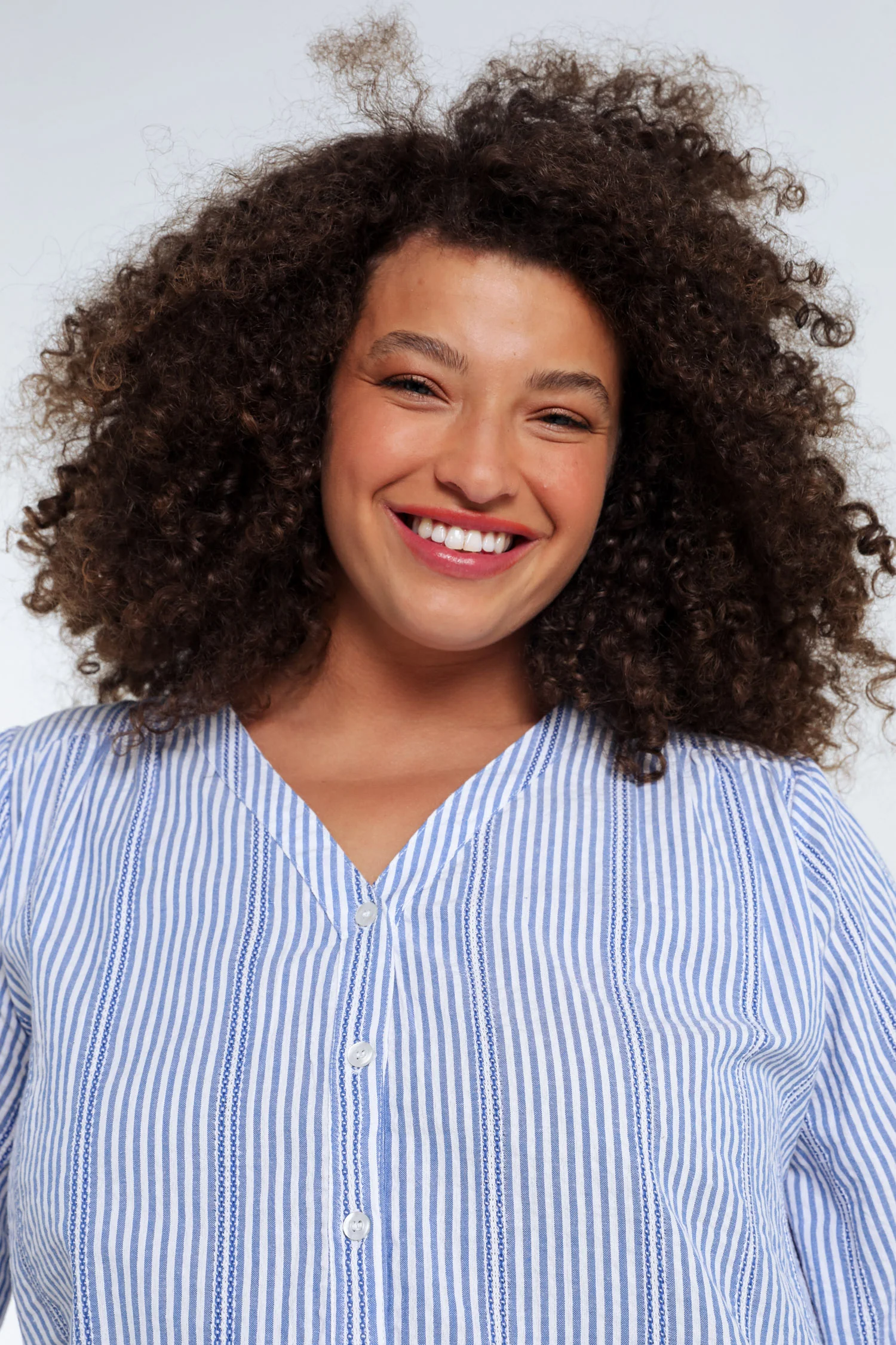 Blouse rayée en coton - Image 5