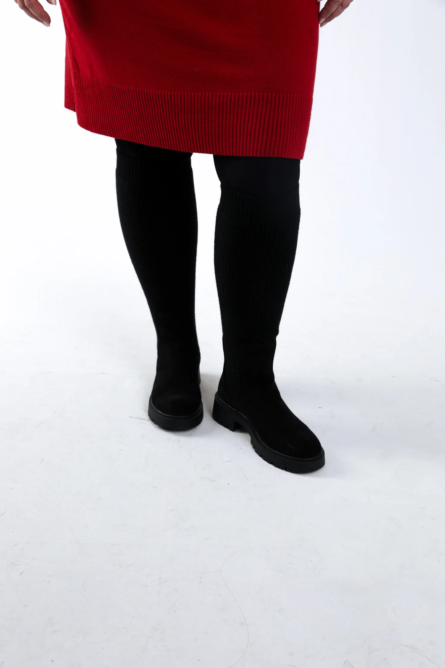 Bottes 2 en 1 en tricot - Image 2