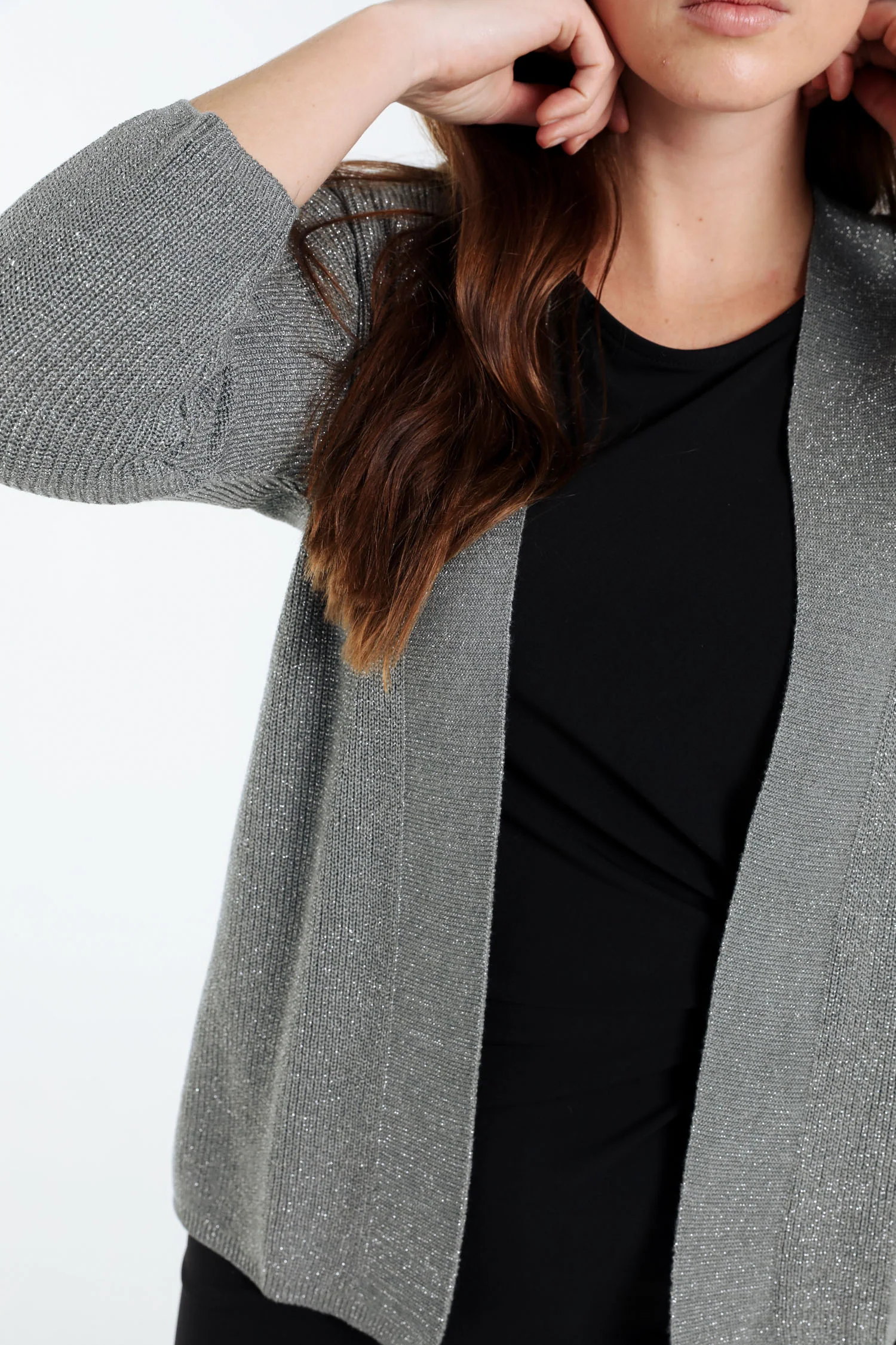Cardigan en viscose avec lurex - Image 6
