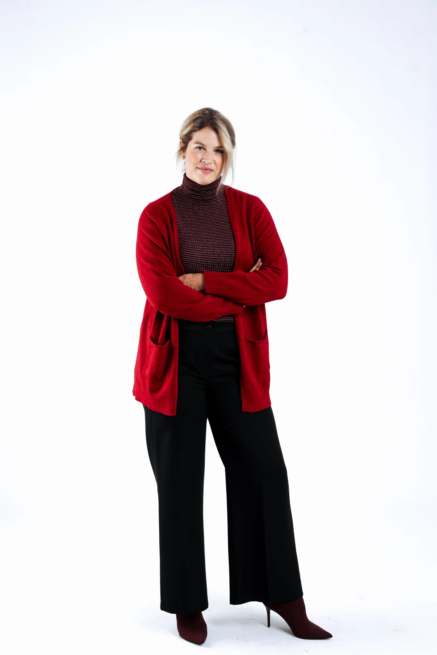 Cardigan en viscose uni - Image 4