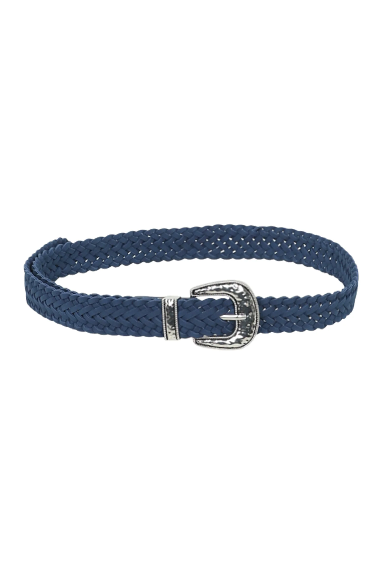 Ceinture tressée avec boucle western