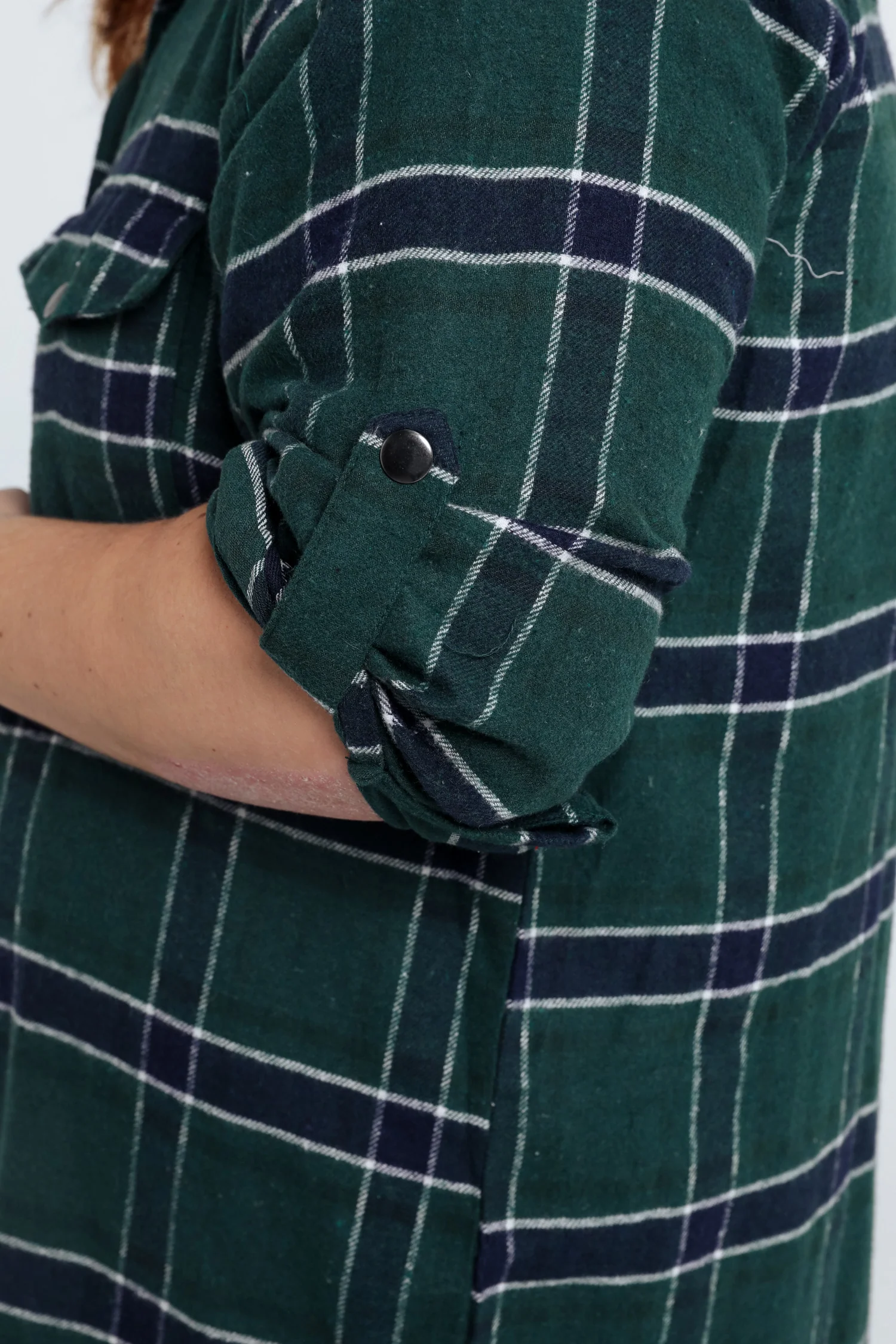 Chemise à carreaux en coton - Image 3