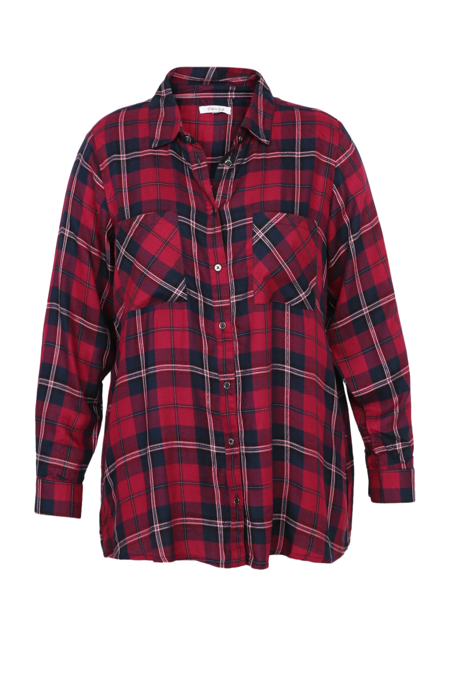 Chemise à carreaux en viscose - Image 10
