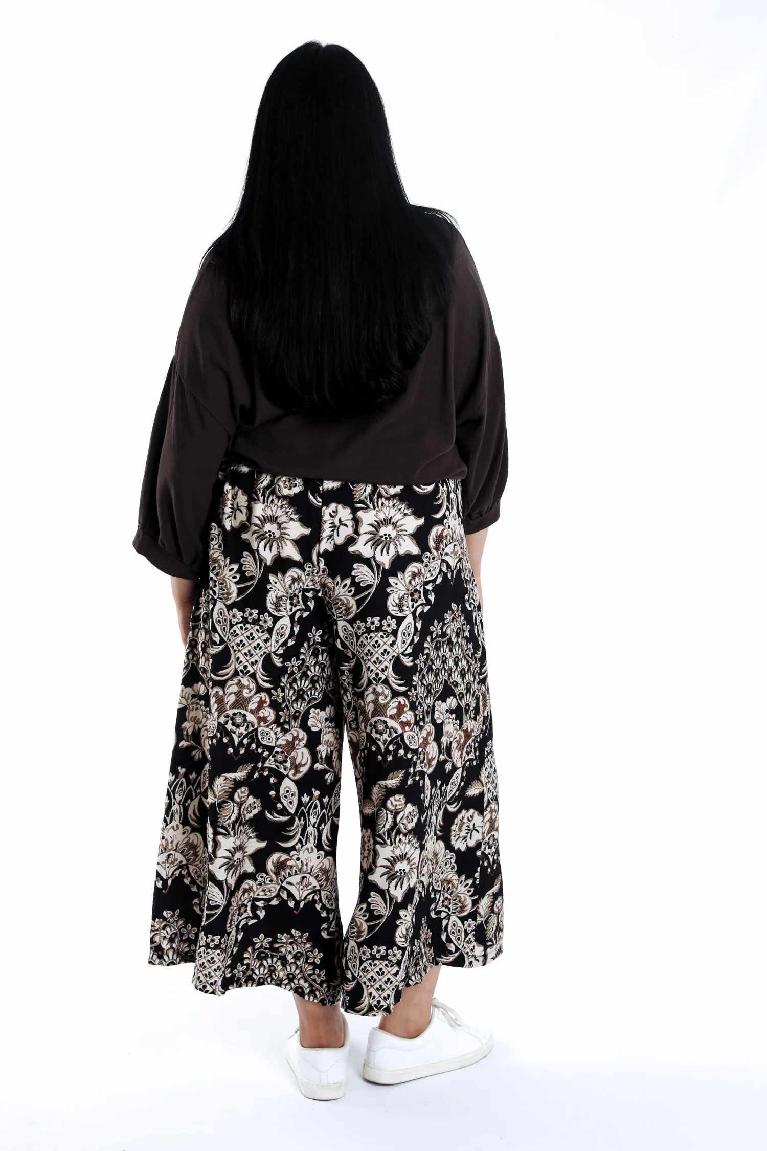 Chemise à nouer en lin et viscose unie - Image 10