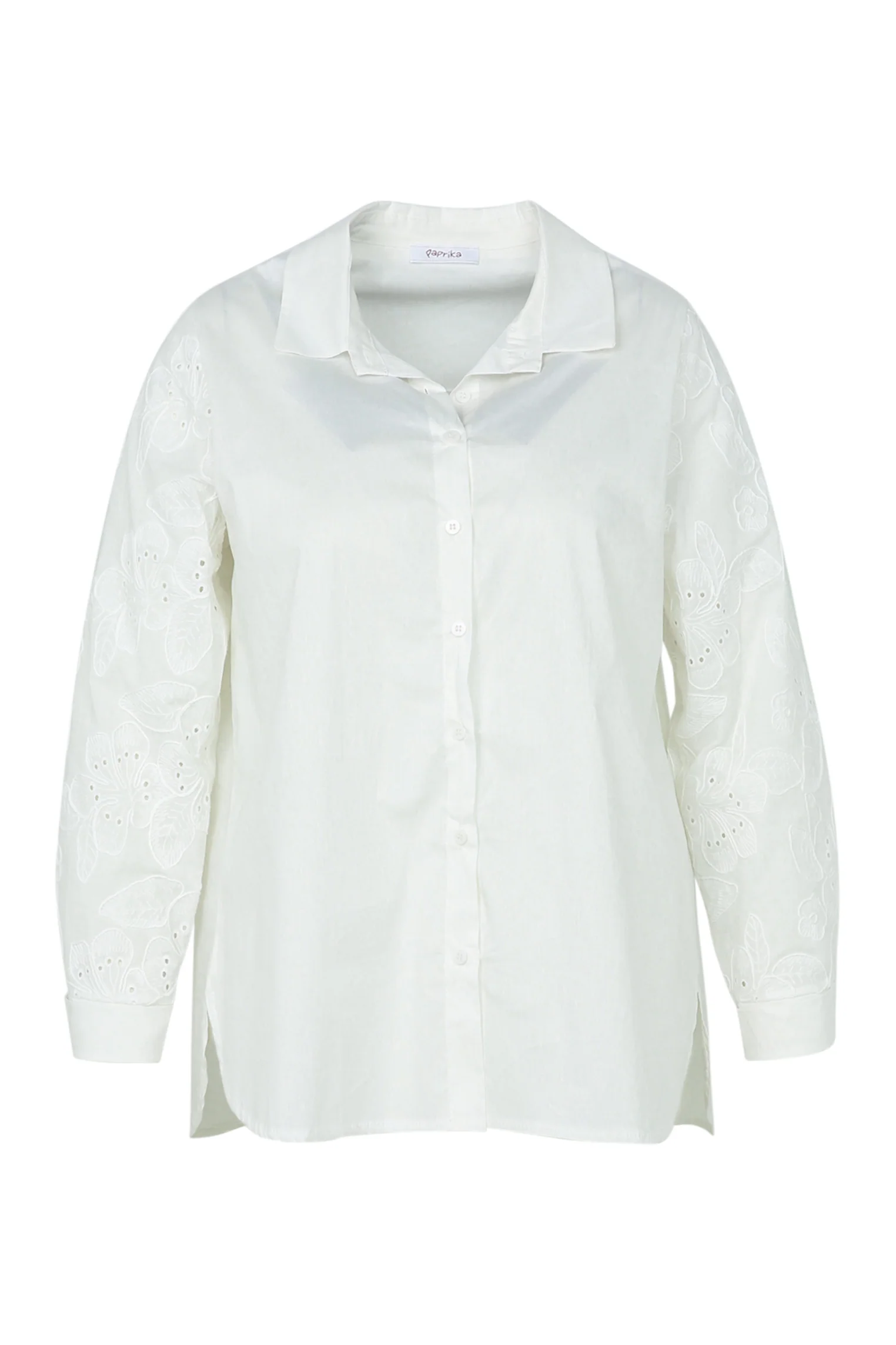Chemise en coton avec manches brodées - Image 10