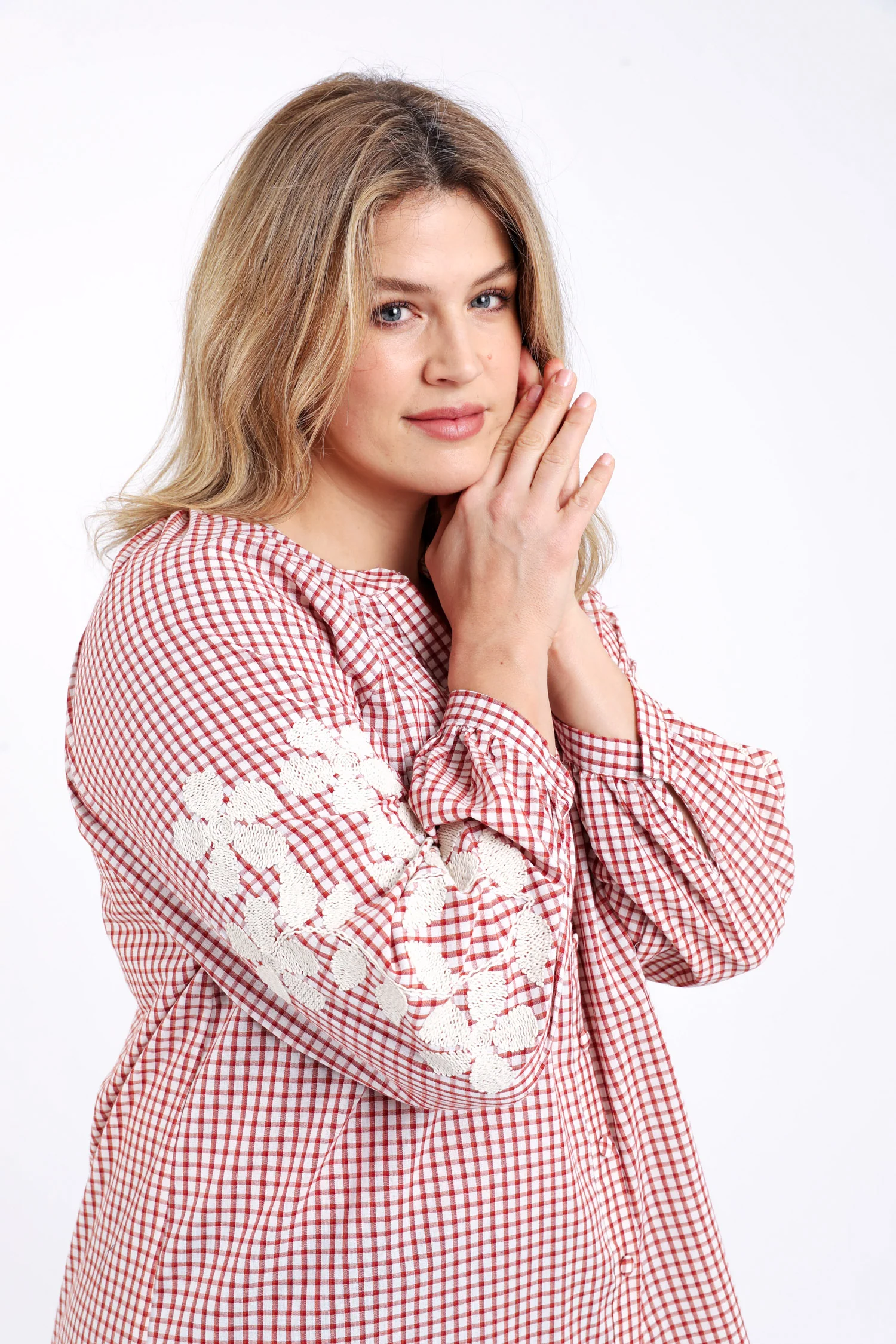 Chemise en coton imprimé vichy - Image 3