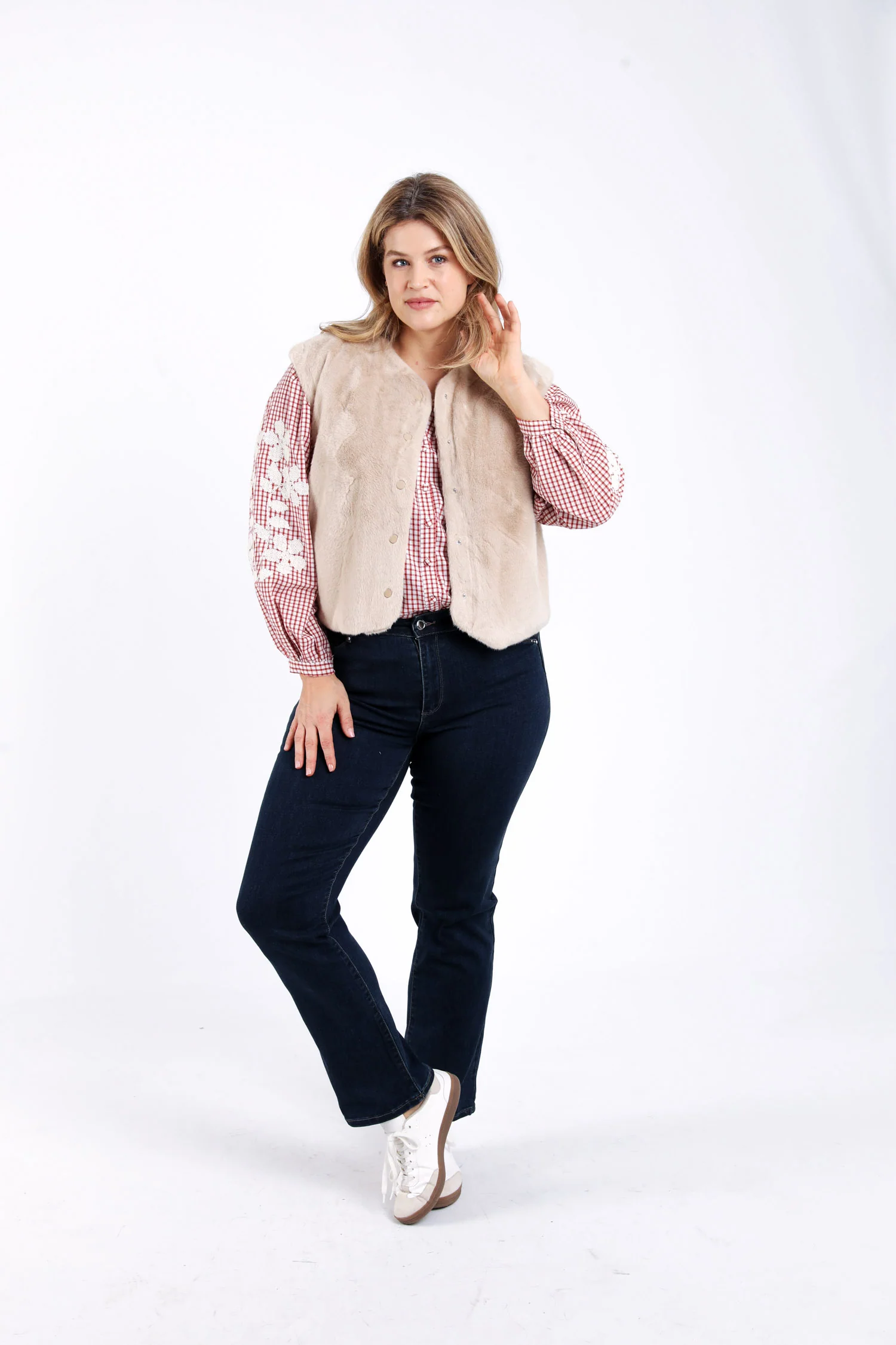 Chemise en coton imprimé vichy - Image 6