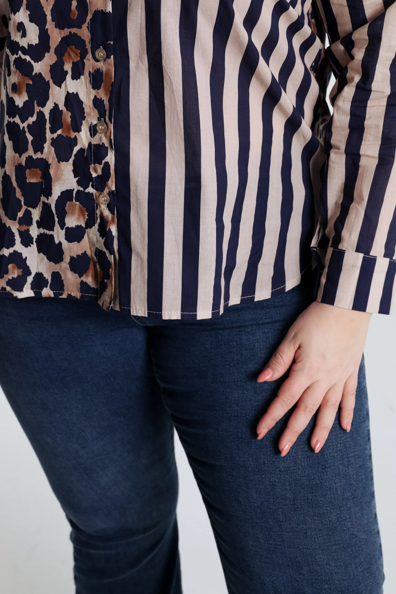Chemise en coton mix d'imprimé - Image 15