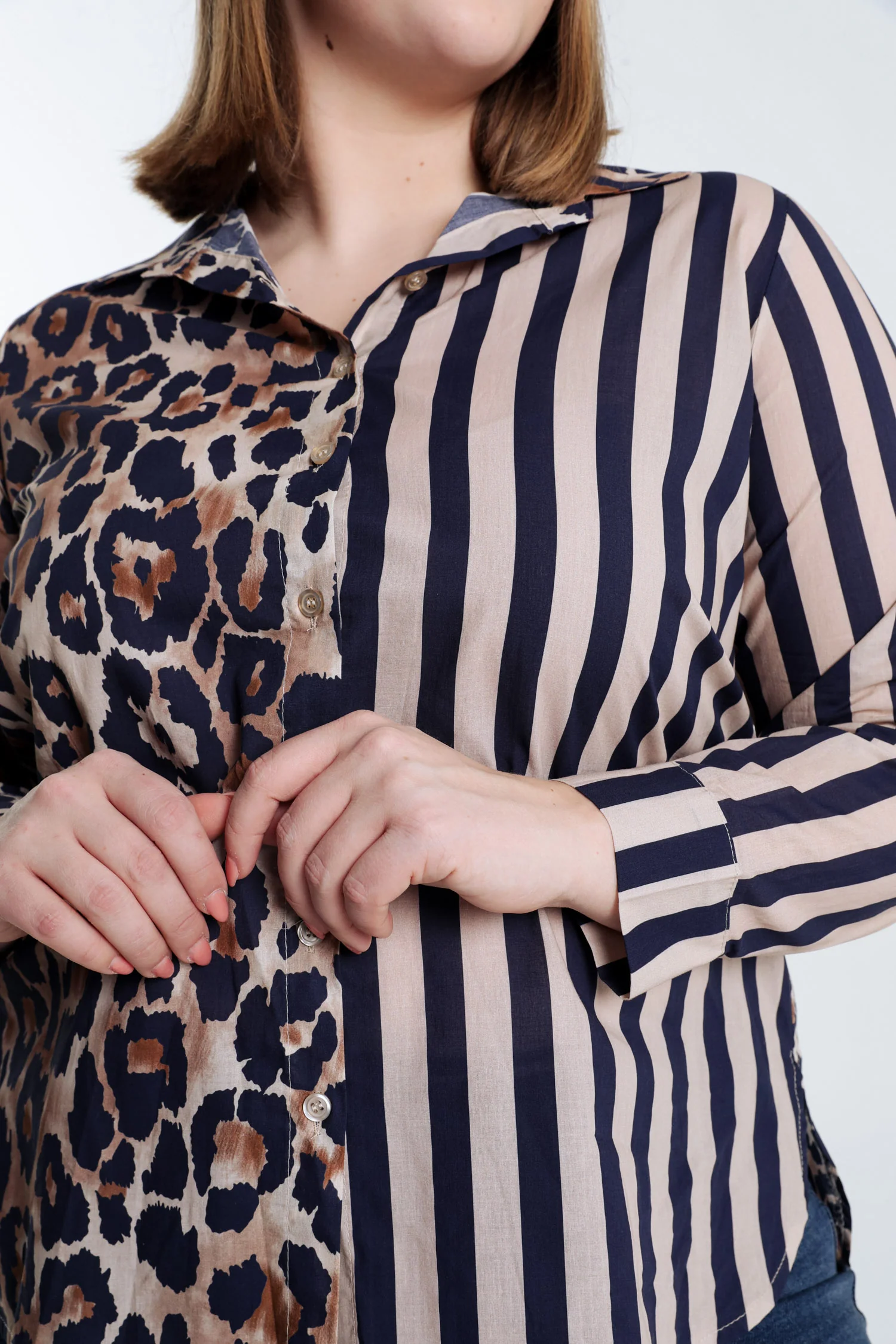 Chemise en coton mix d'imprimé - Image 17