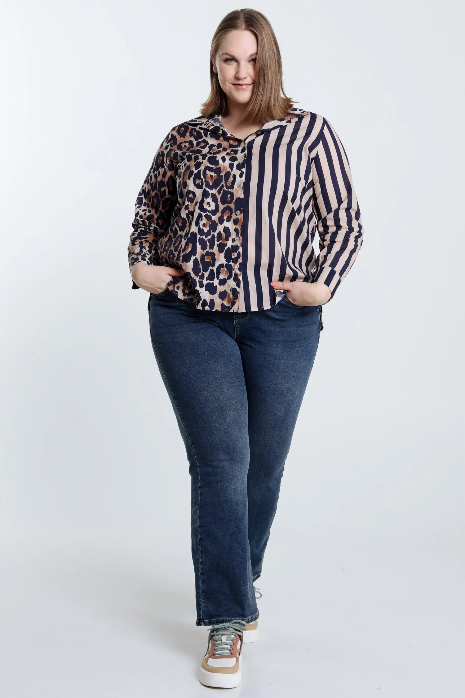 Chemise en coton mix d'imprimé - Image 18
