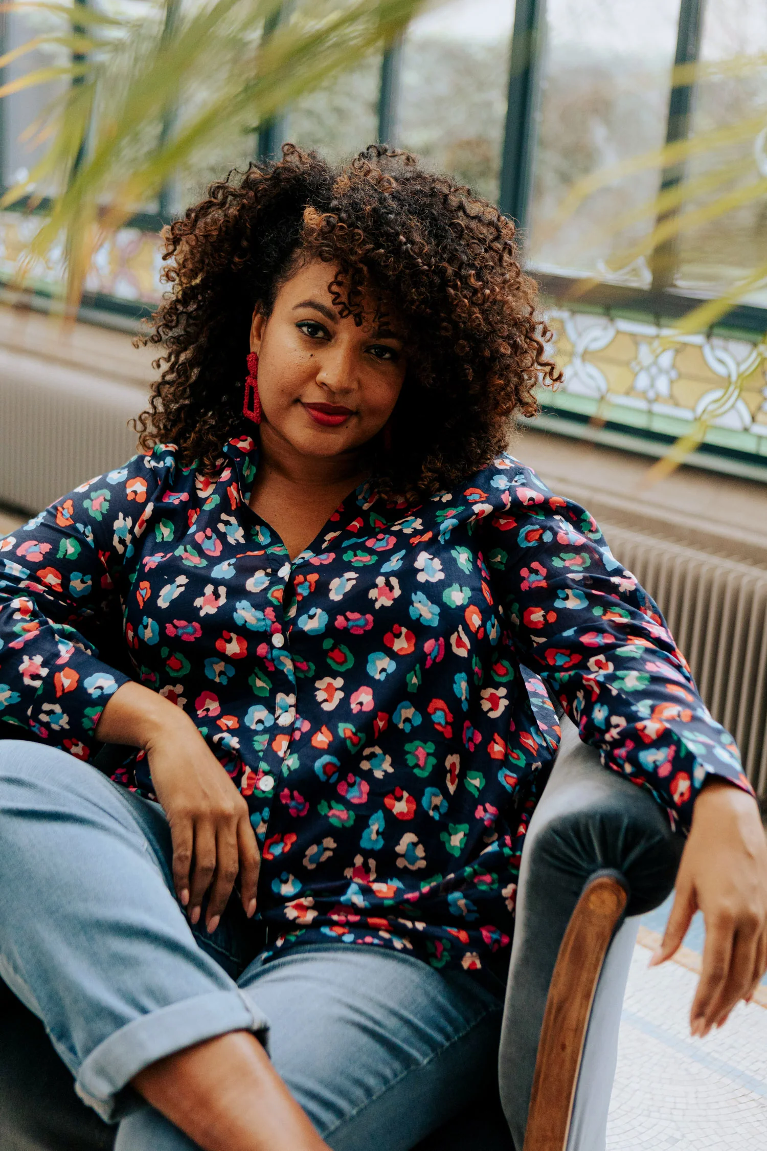 Chemise imprimé peau de bête