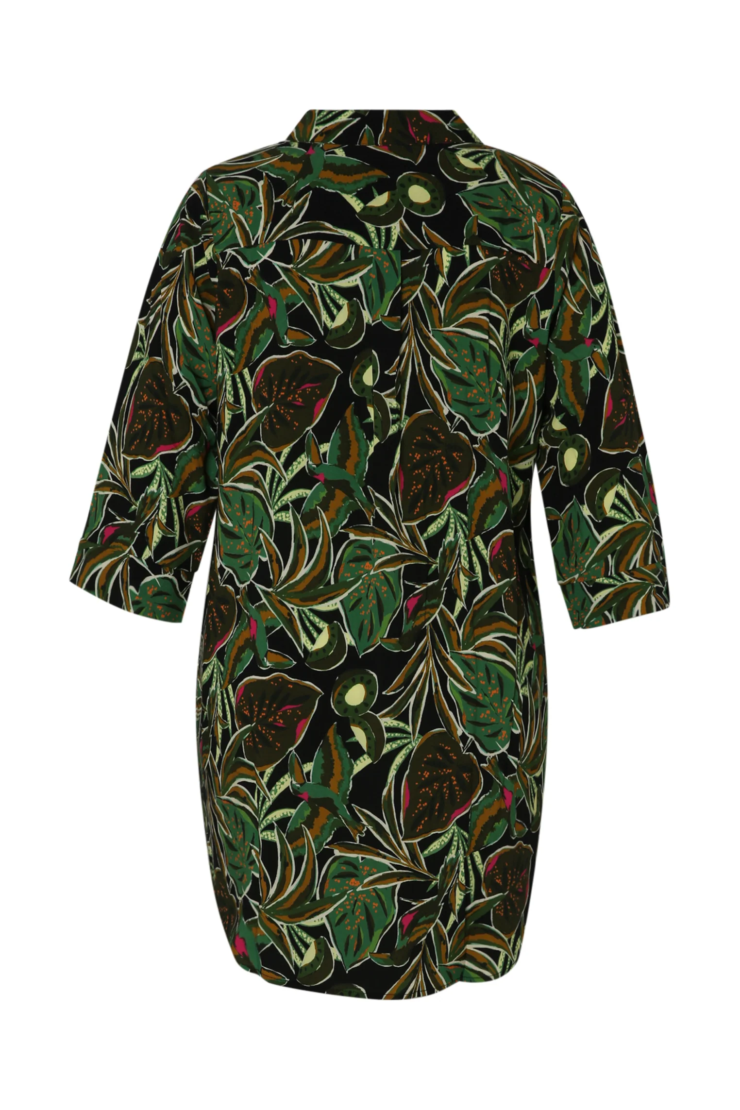 Chemise longue en viscose imprimé jungle - Image 3