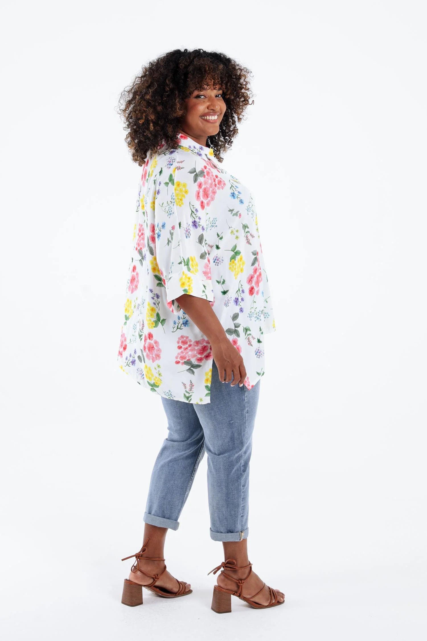 Chemisier ample en viscose imprimé floral - Image 2