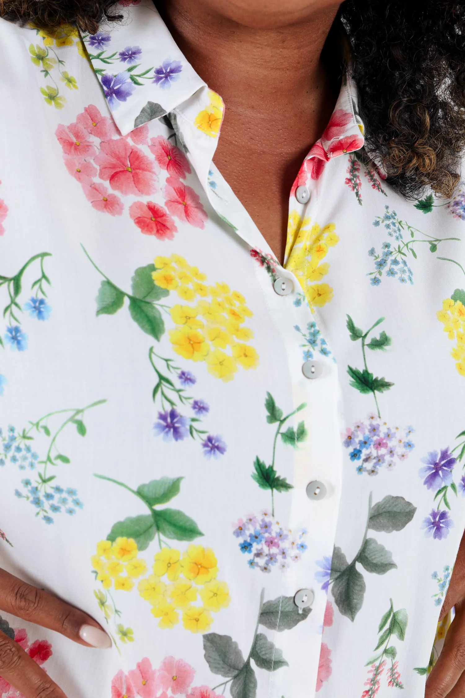Chemisier ample en viscose imprimé floral - Image 3