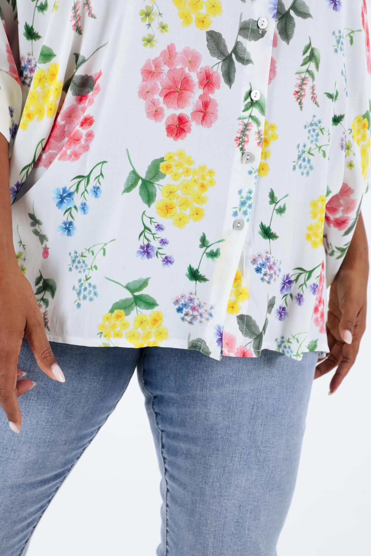 Chemisier ample en viscose imprimé floral - Image 5