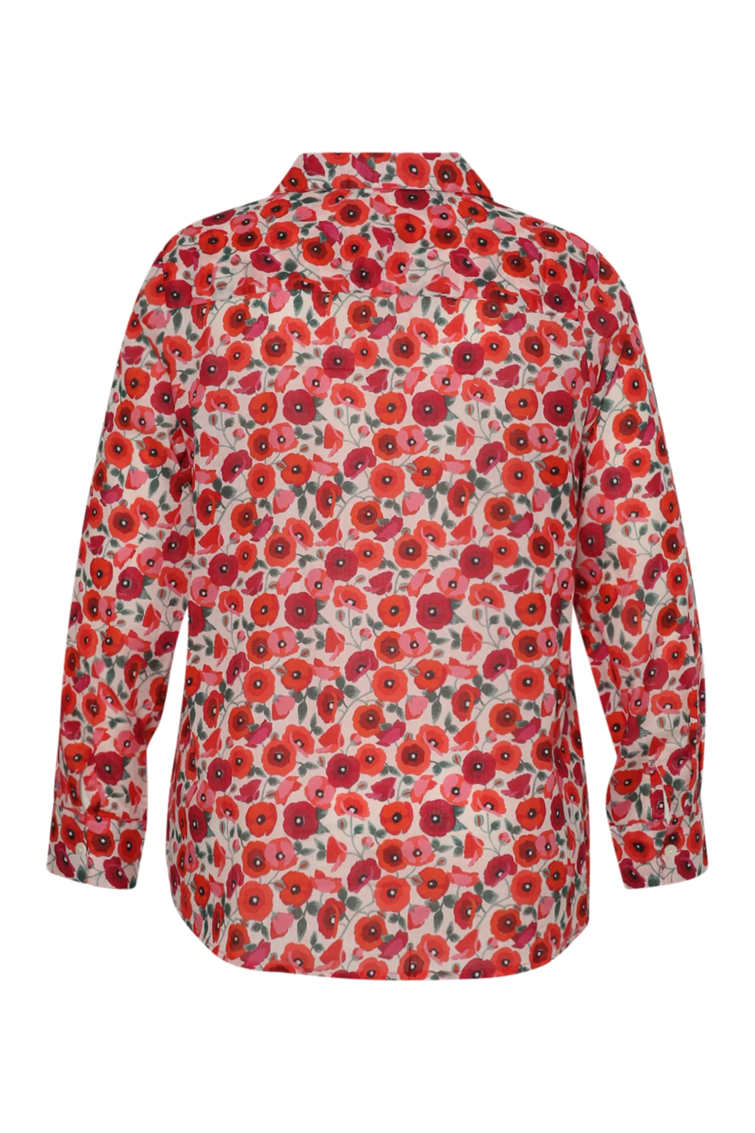 Chemisier en coton imprimé coquelicots - Image 9